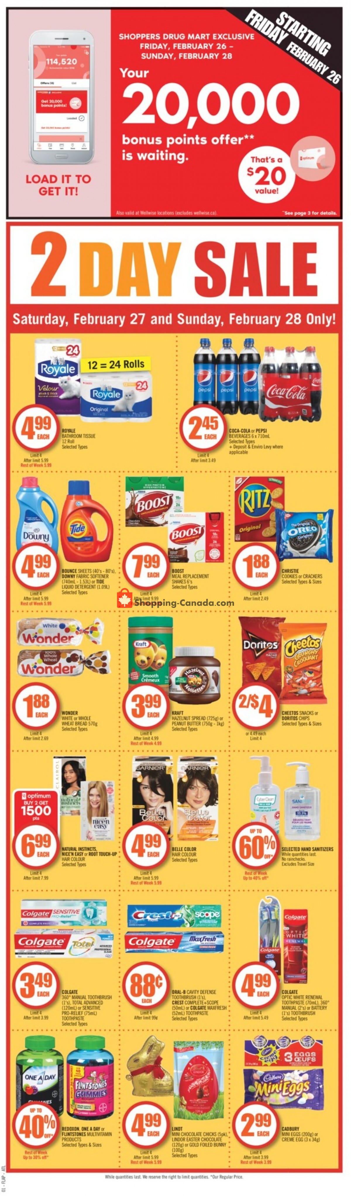 Shoppers Drug Mart flyer from Saturday February 27, 2021 to Thursday March 4, 2021 - page 4