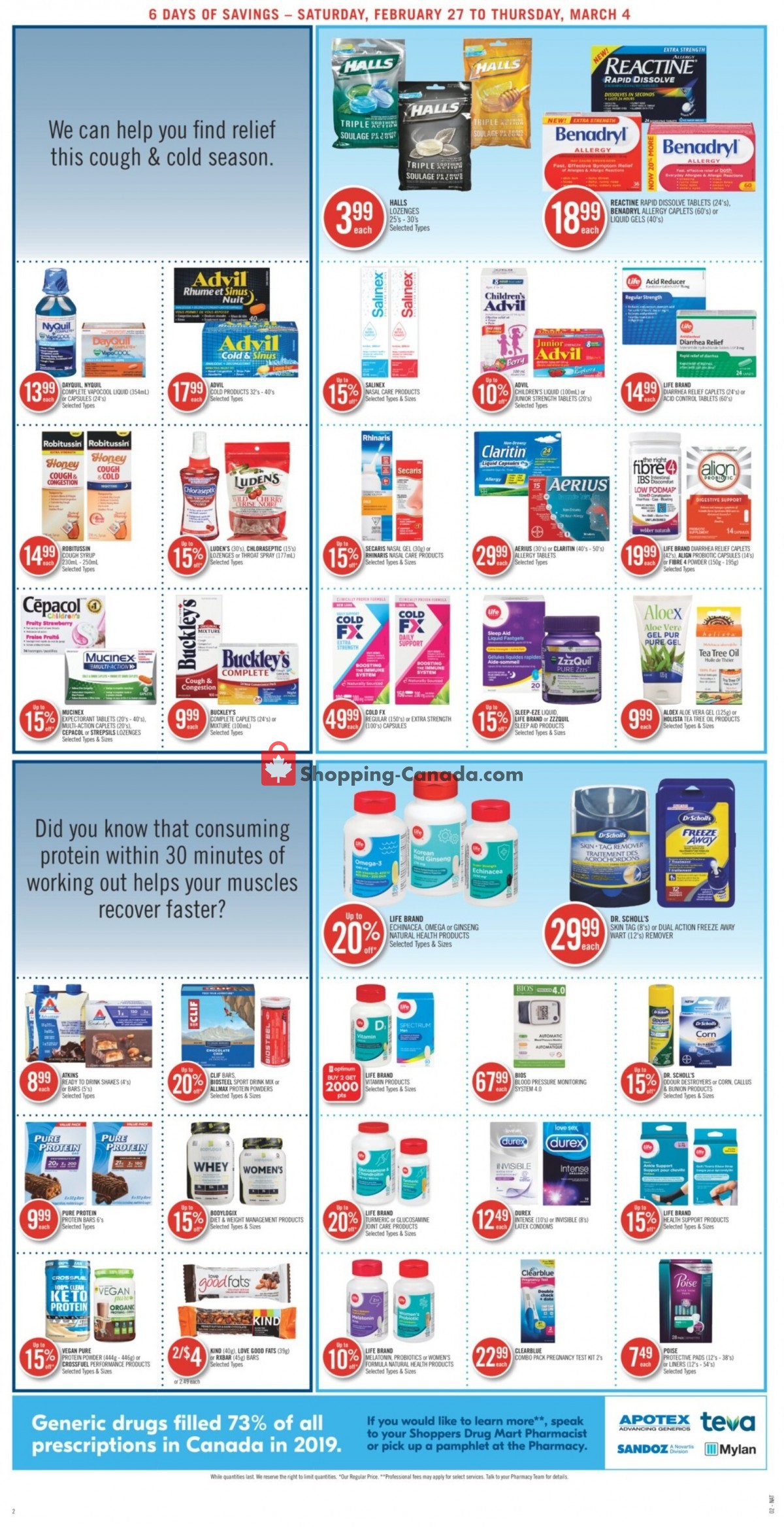 Shoppers Drug Mart flyer from Saturday February 27, 2021 to Thursday March 4, 2021 - page 7