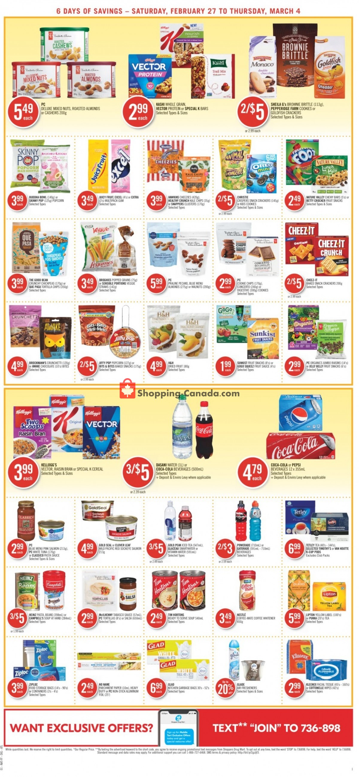 Shoppers Drug Mart flyer from Saturday February 27, 2021 to Thursday March 4, 2021 - page 9