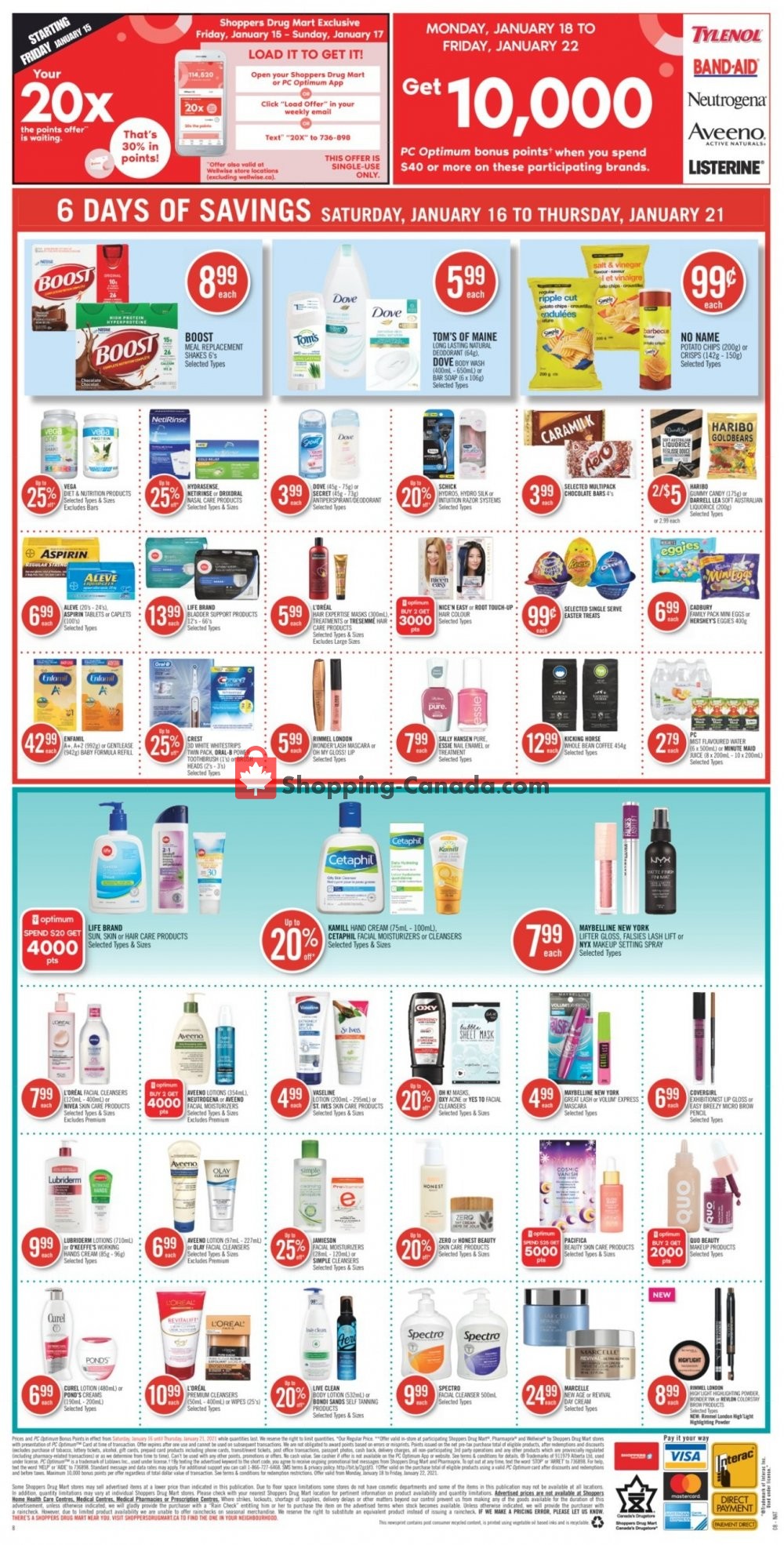 Shoppers Drug Mart flyer from Saturday January 16, 2021 to Thursday January 21, 2021 - page 17