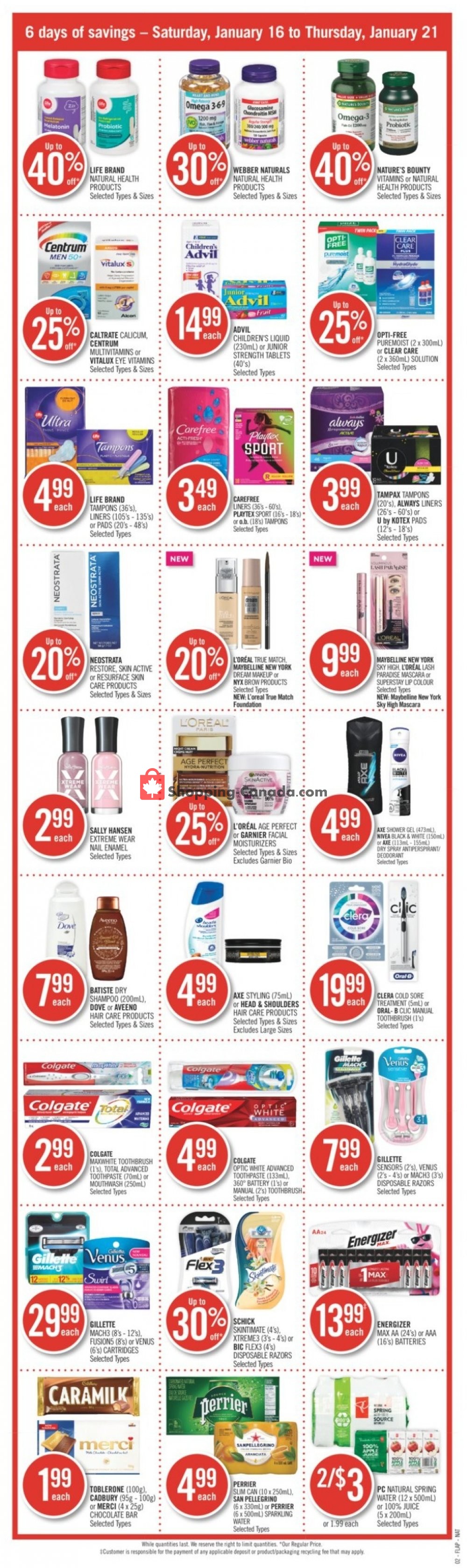 Shoppers Drug Mart flyer from Saturday January 16, 2021 to Thursday January 21, 2021 - page 3
