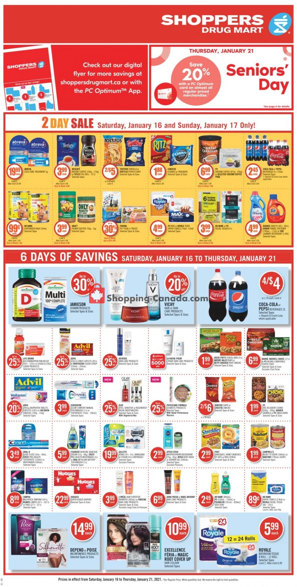 Shoppers Drug Mart flyer from Saturday January 16, 2021 to Thursday January 21, 2021 - page 4