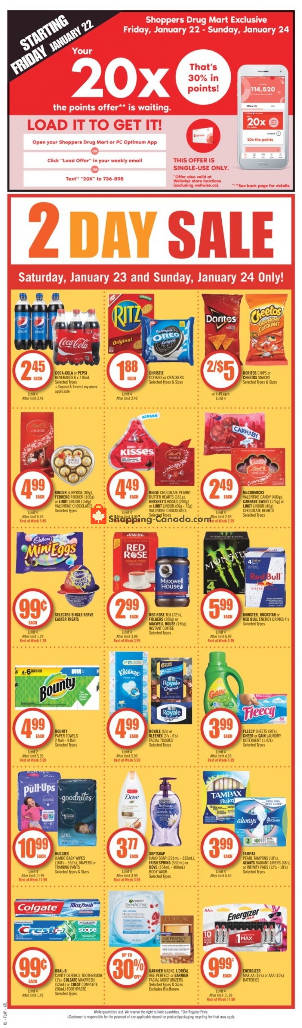 Shoppers Drug Mart flyer from Saturday January 23, 2021 to Thursday January 28, 2021 - page 2