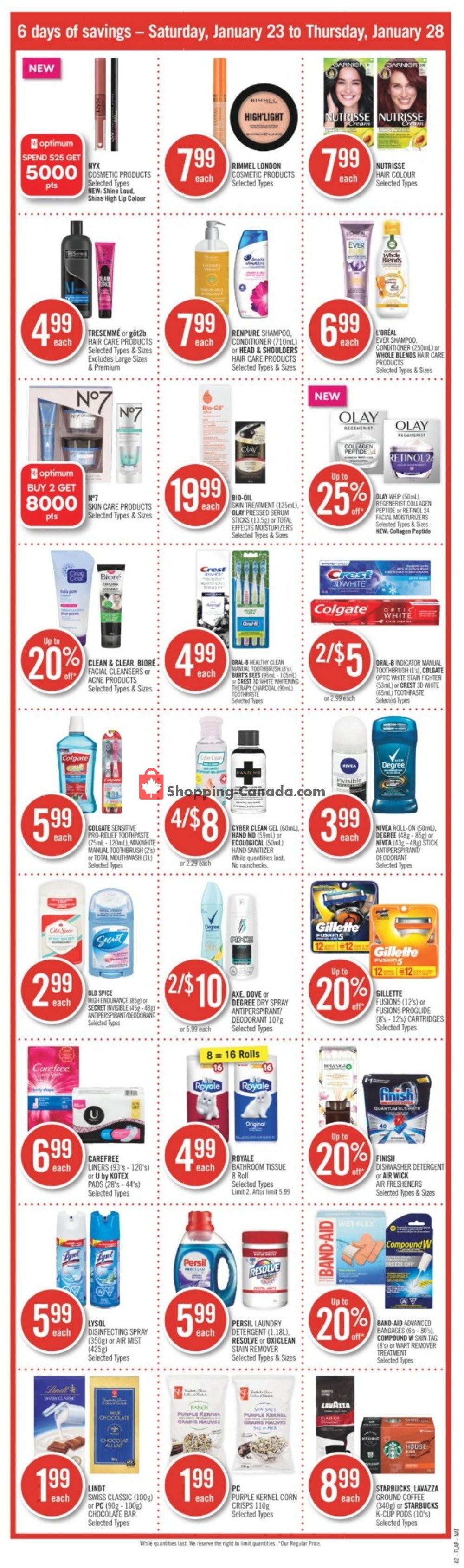 Shoppers Drug Mart flyer from Saturday January 23, 2021 to Thursday January 28, 2021 - page 3