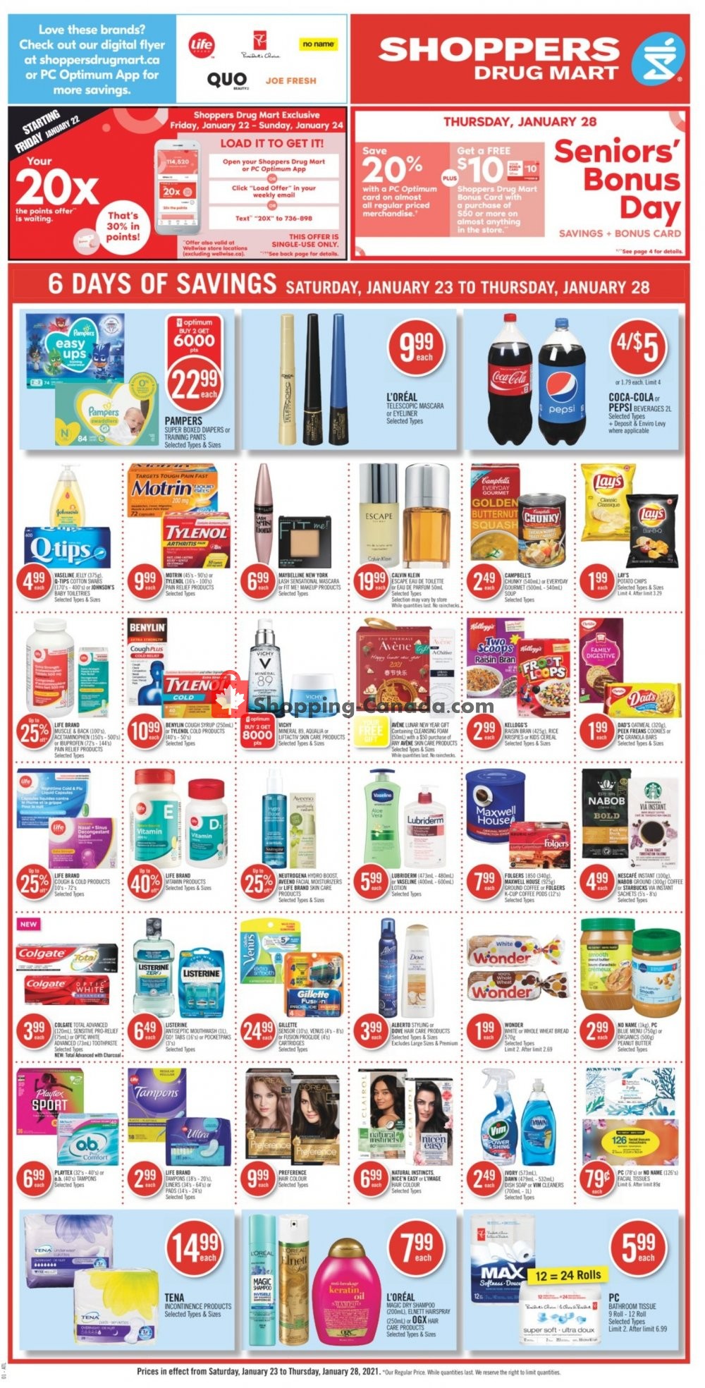 Shoppers Drug Mart flyer from Saturday January 23, 2021 to Thursday January 28, 2021 - page 4