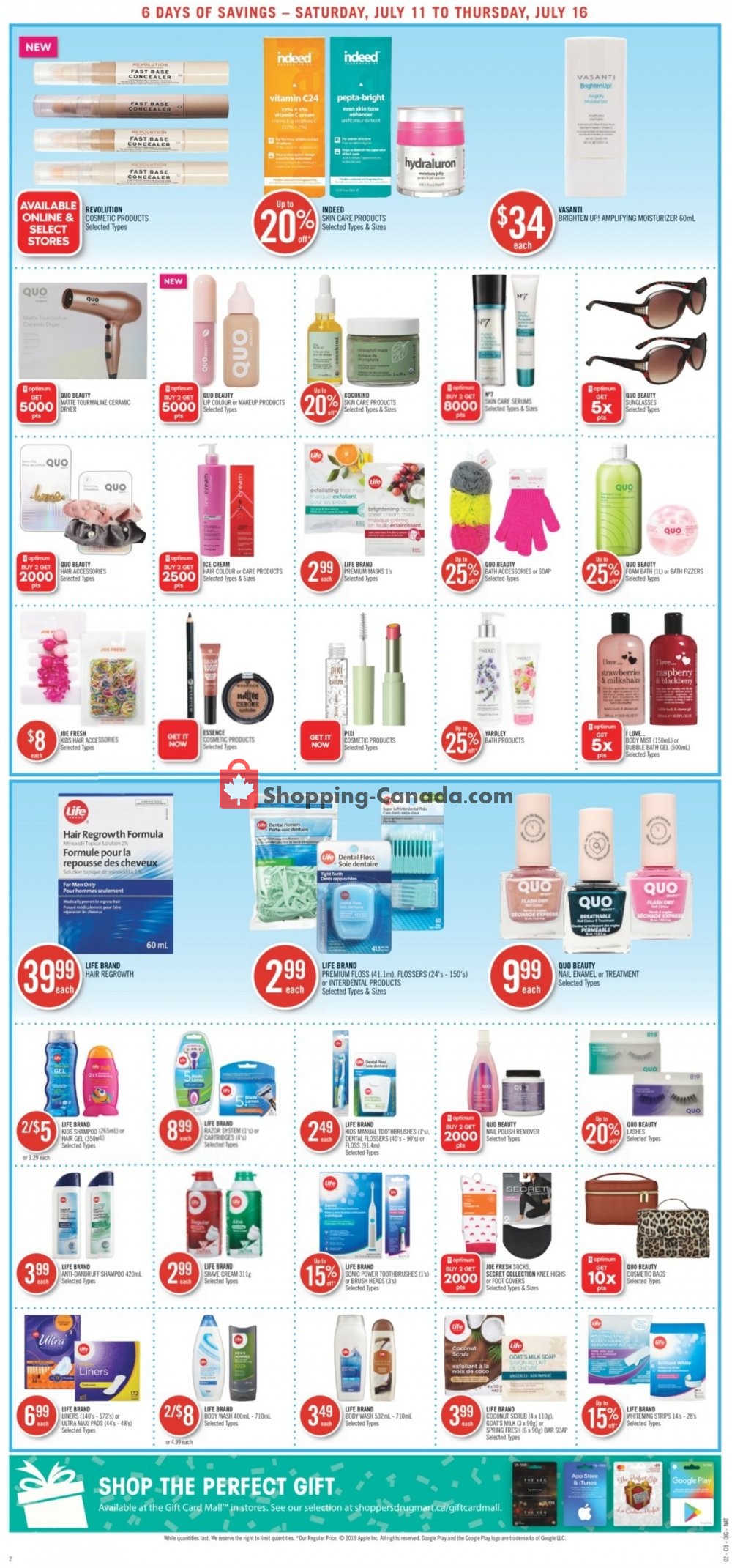 Shoppers Drug Mart flyer from Saturday July 11, 2020 to Thursday July 16, 2020 - page 10