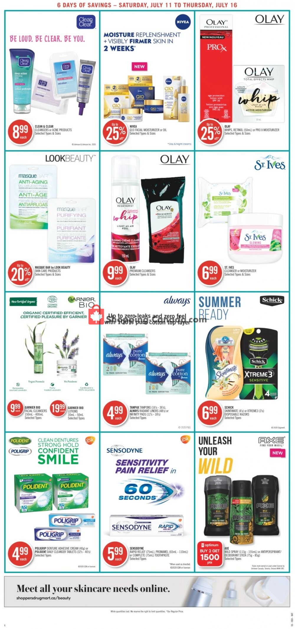 Shoppers Drug Mart flyer from Saturday July 11, 2020 to Thursday July 16, 2020 - page 13