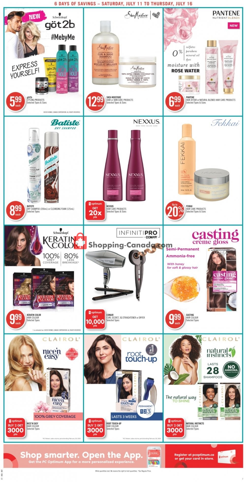 Shoppers Drug Mart flyer from Saturday July 11, 2020 to Thursday July 16, 2020 - page 14