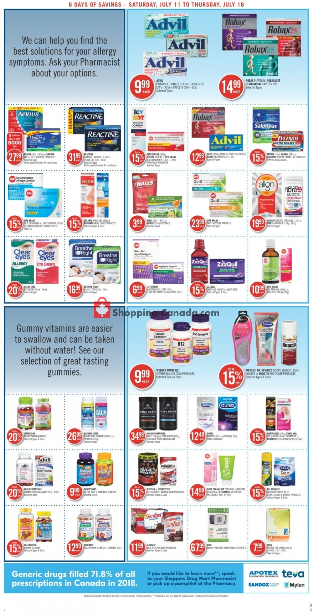 Shoppers Drug Mart flyer from Saturday July 11, 2020 to Thursday July 16, 2020 - page 5