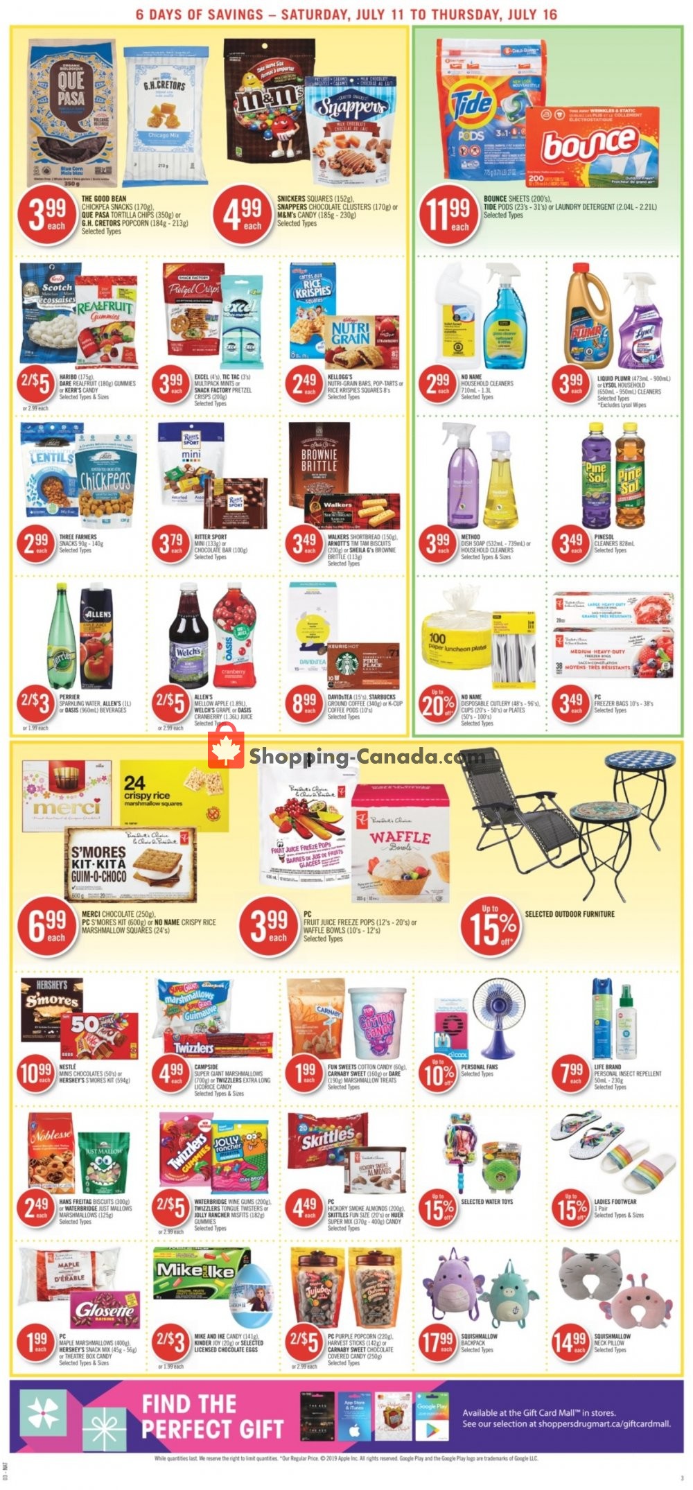 Shoppers Drug Mart flyer from Saturday July 11, 2020 to Thursday July 16, 2020 - page 6