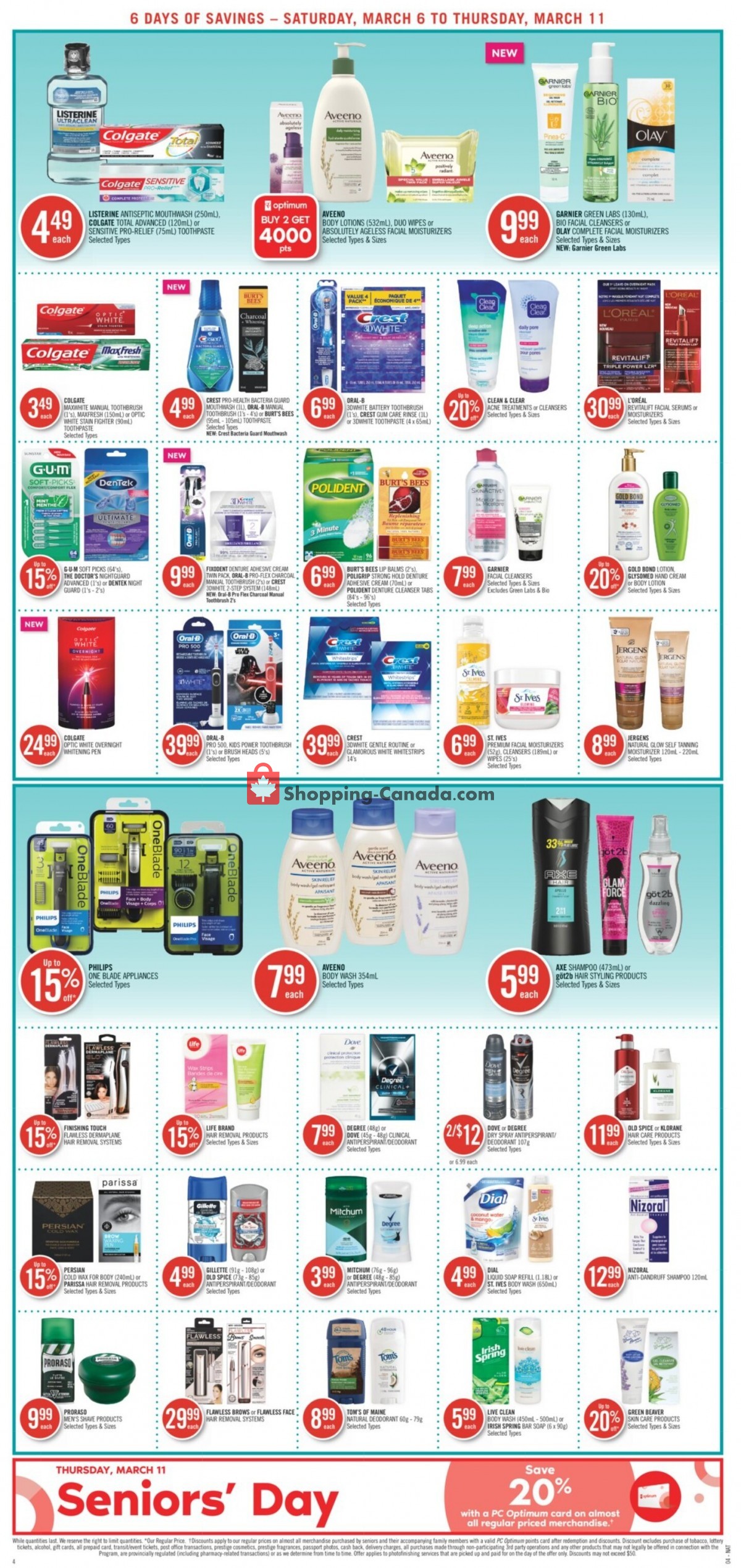 Shoppers Drug Mart flyer from Saturday March 6, 2021 to Thursday March 11, 2021 - page 10