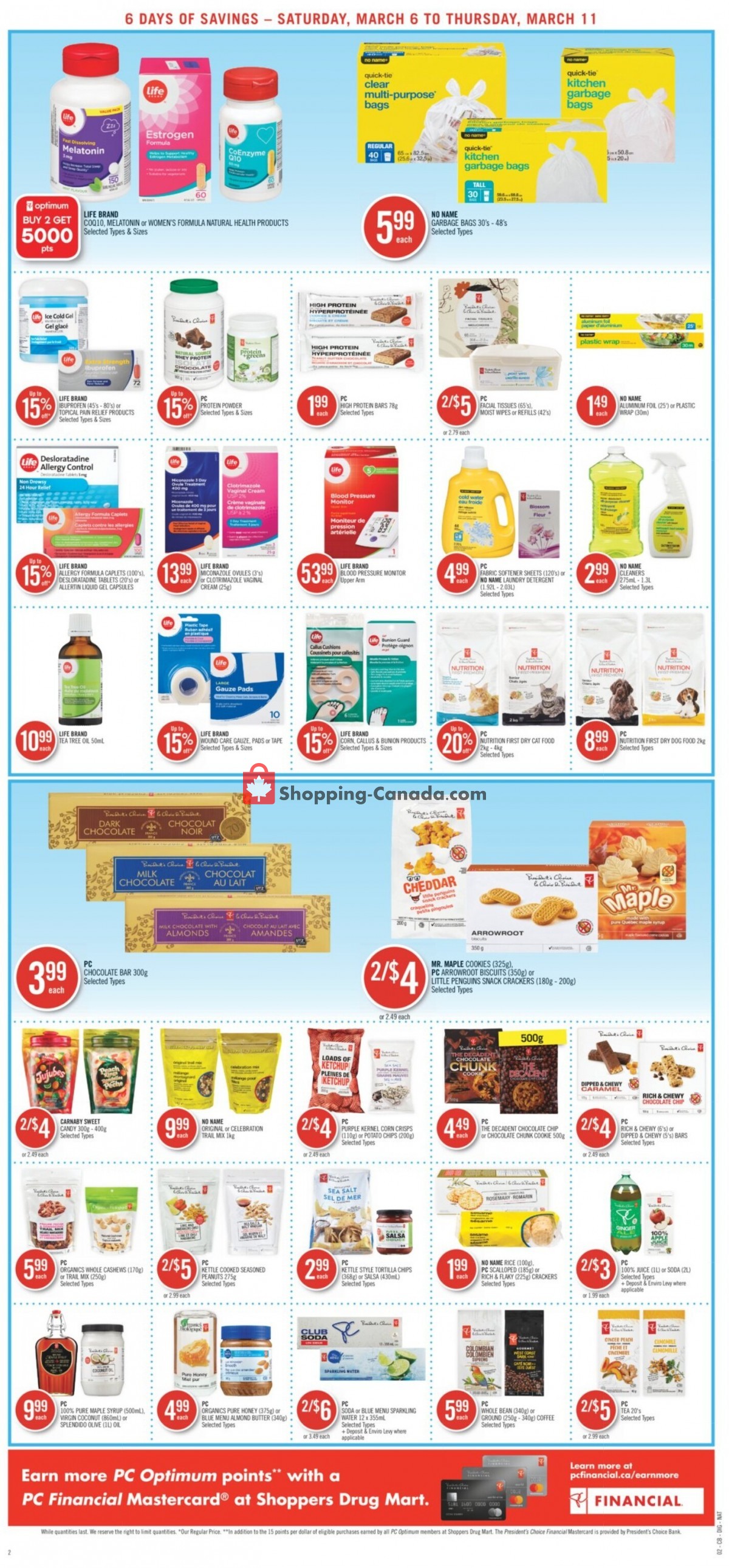 Shoppers Drug Mart flyer from Saturday March 6, 2021 to Thursday March 11, 2021 - page 14