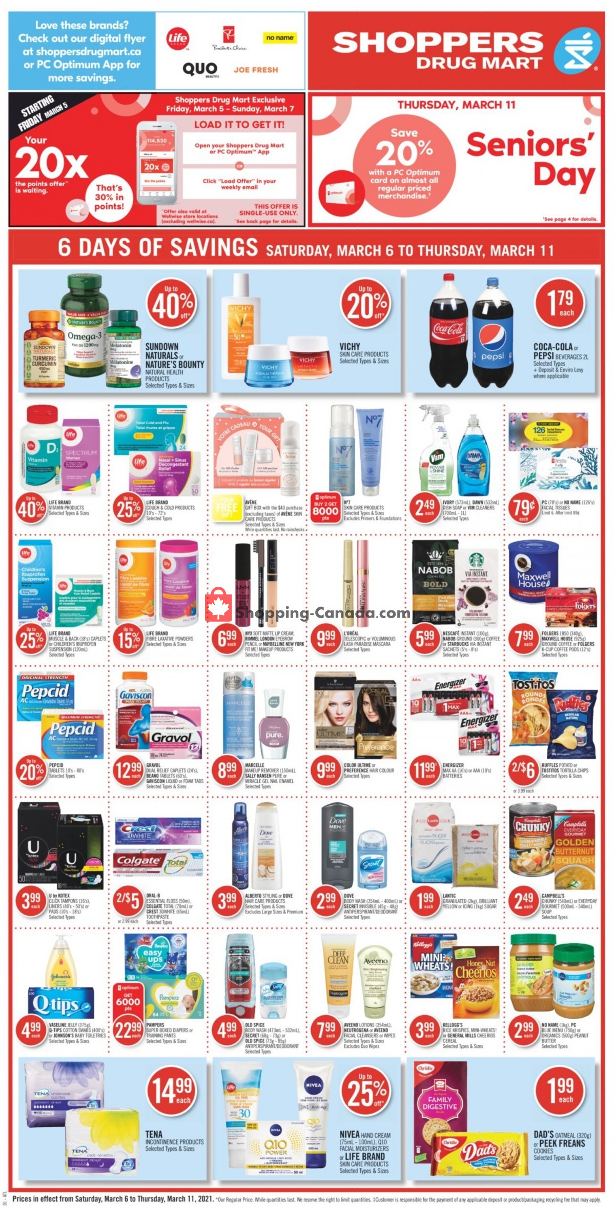 Shoppers Drug Mart flyer from Saturday March 6, 2021 to Thursday March 11, 2021 - page 5