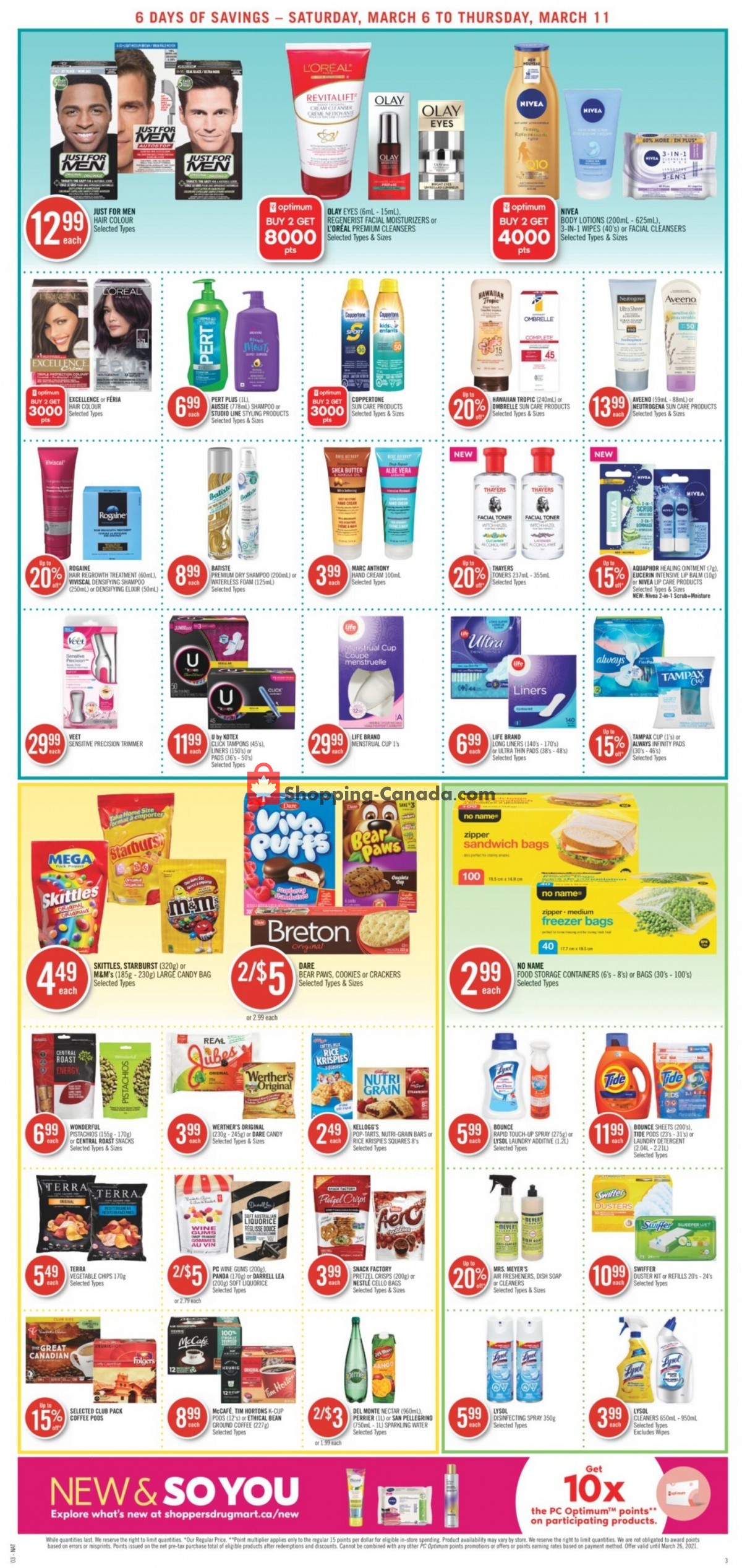 Shoppers Drug Mart flyer from Saturday March 6, 2021 to Thursday March 11, 2021 - page 7
