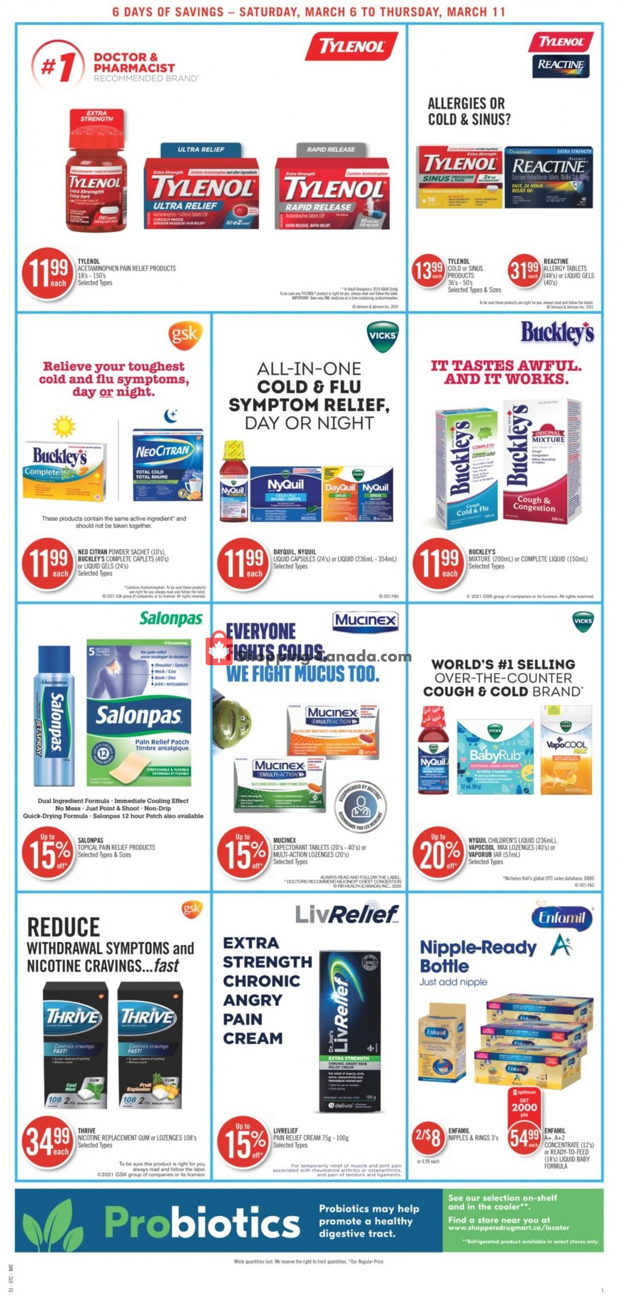Shoppers Drug Mart flyer from Saturday March 6, 2021 to Thursday March 11, 2021 - page 8