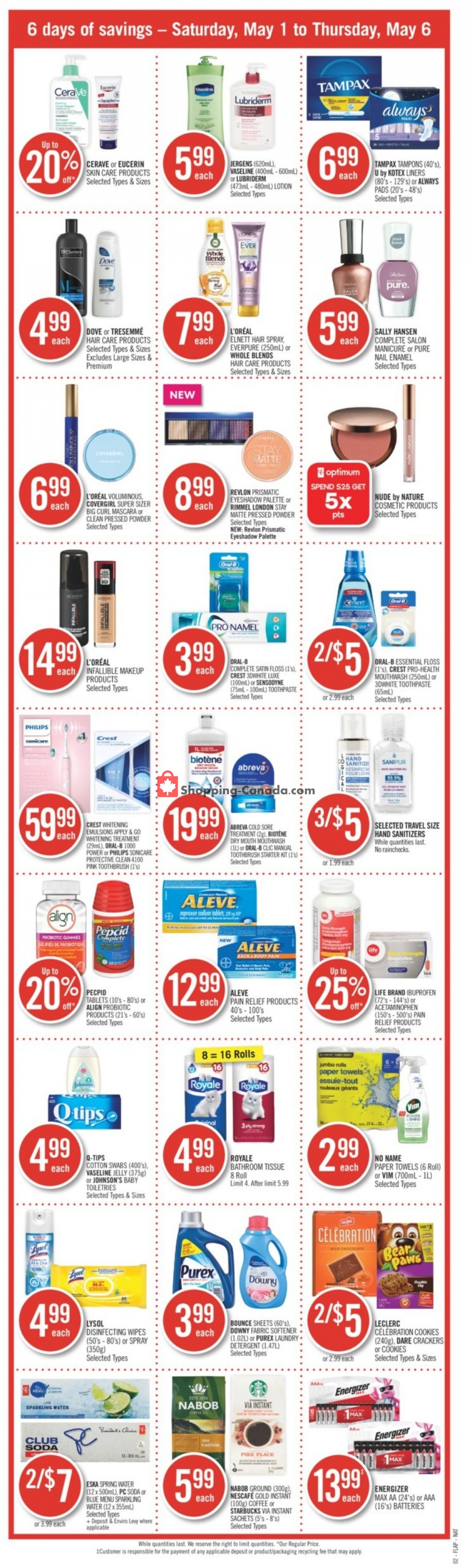 Shoppers Drug Mart flyer from Saturday May 1, 2021 to Thursday May 6, 2021 - page 3