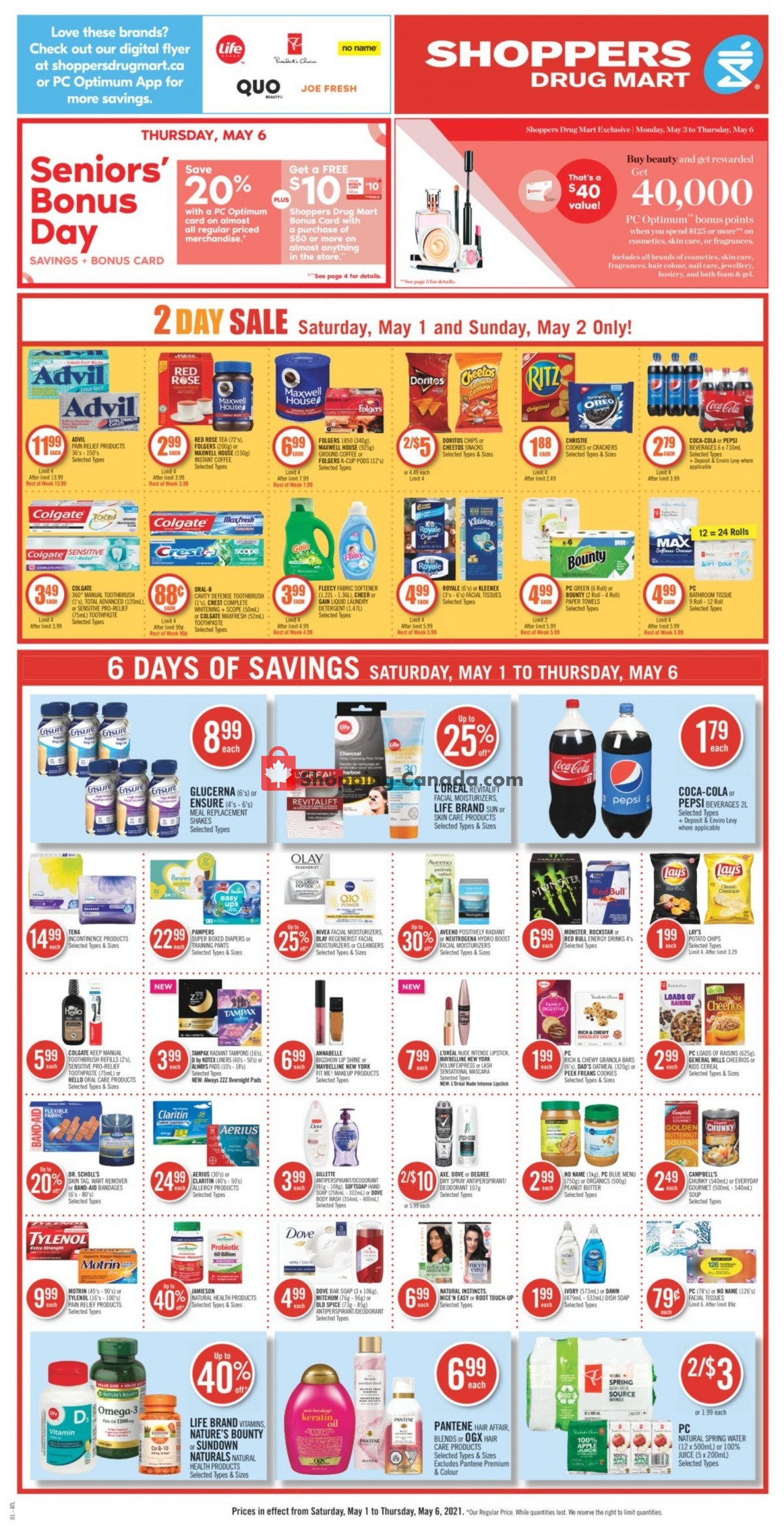 Shoppers Drug Mart flyer from Saturday May 1, 2021 to Thursday May 6, 2021 - page 4