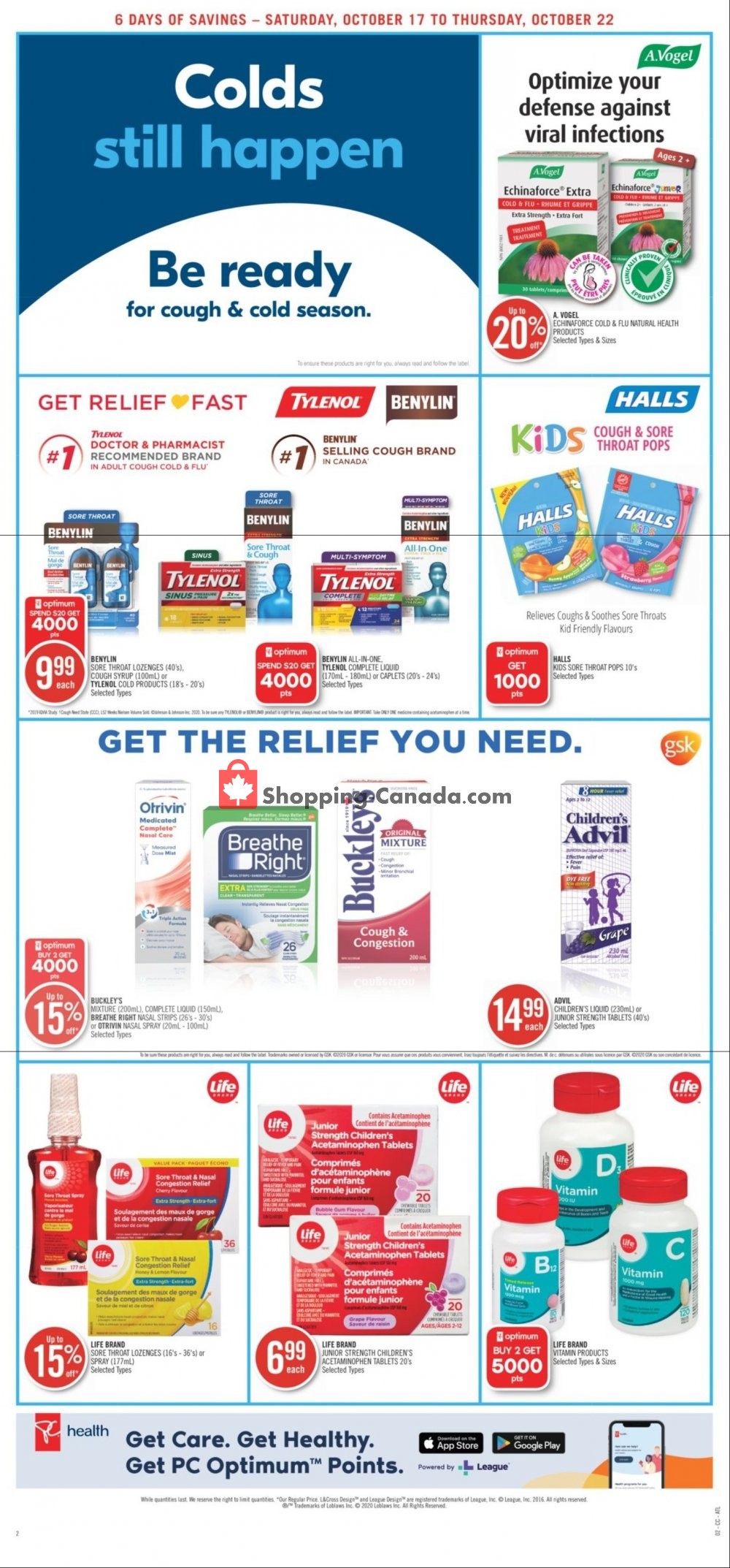 Shoppers Drug Mart flyer from Saturday October 17, 2020 to Thursday October 22, 2020 - page 9