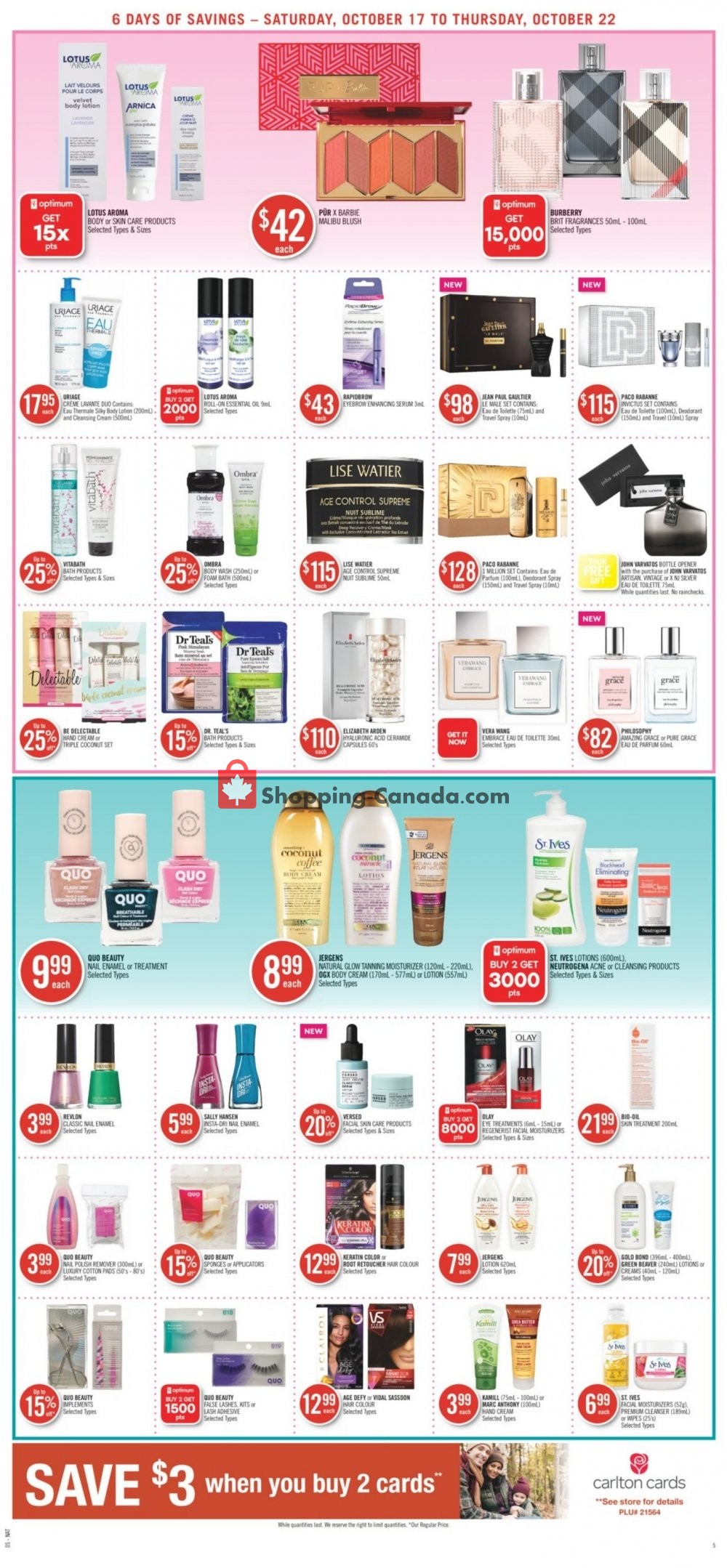 Shoppers Drug Mart flyer from Saturday October 17, 2020 to Thursday October 22, 2020 - page 16