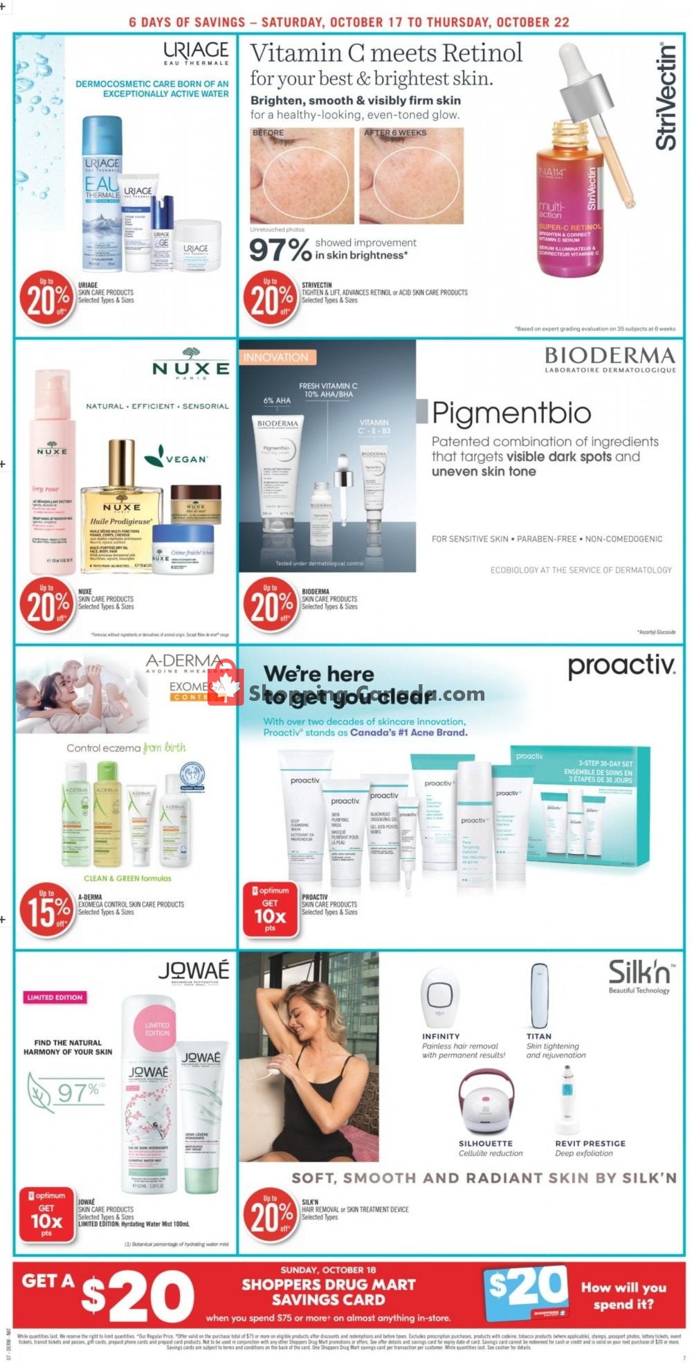 Shoppers Drug Mart flyer from Saturday October 17, 2020 to Thursday October 22, 2020 - page 18