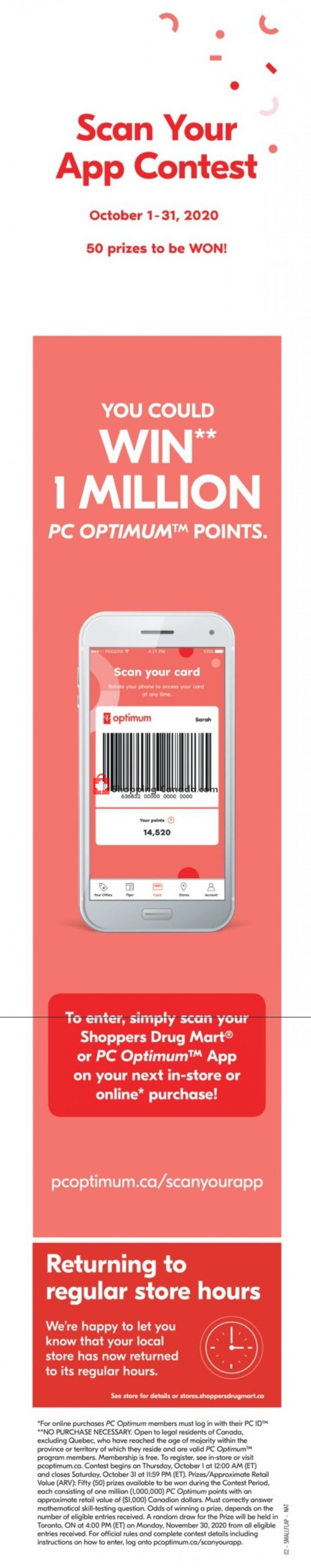Shoppers Drug Mart flyer from Saturday October 17, 2020 to Thursday October 22, 2020 - page 2