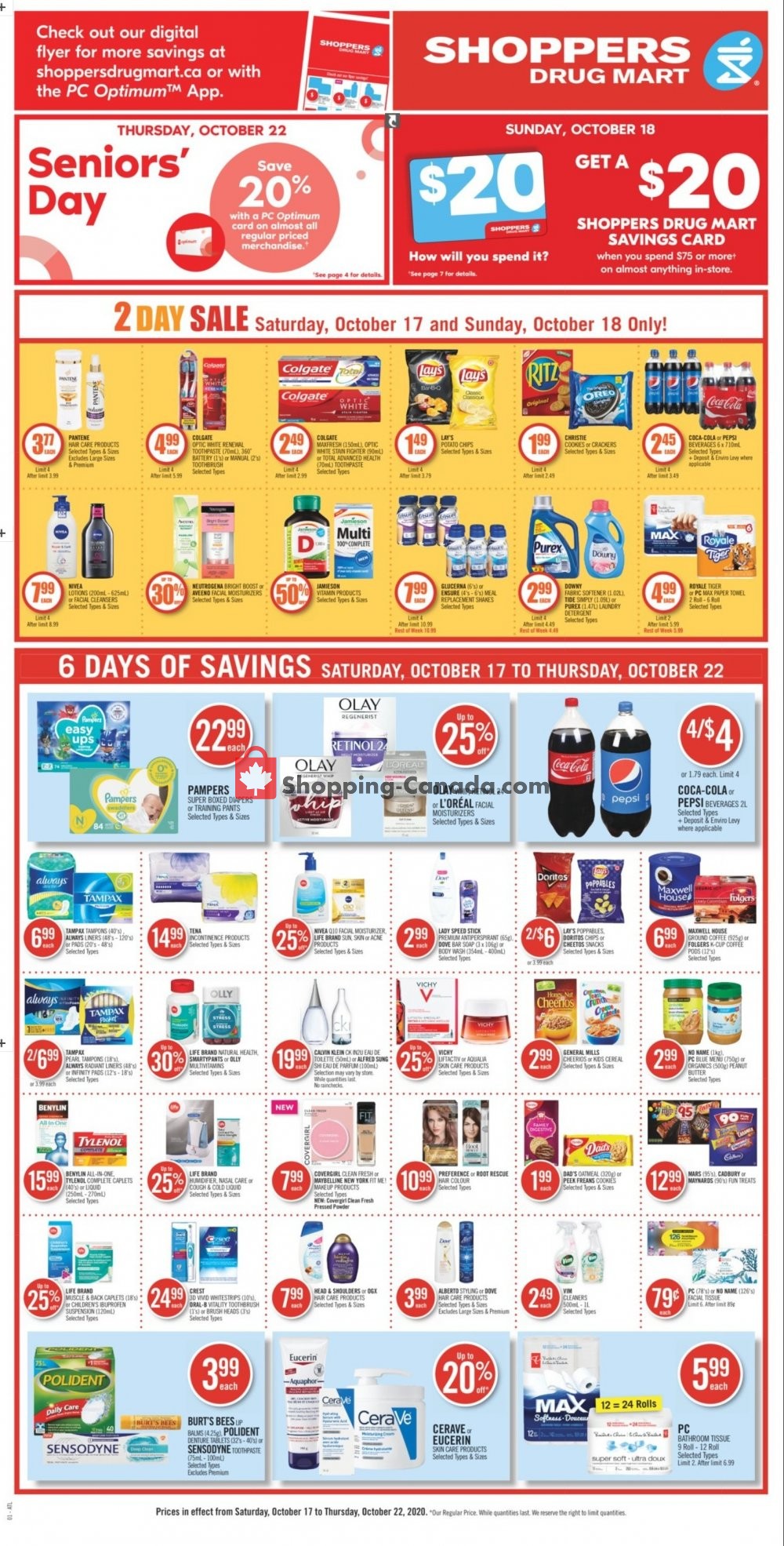 Shoppers Drug Mart flyer from Saturday October 17, 2020 to Thursday October 22, 2020 - page 5