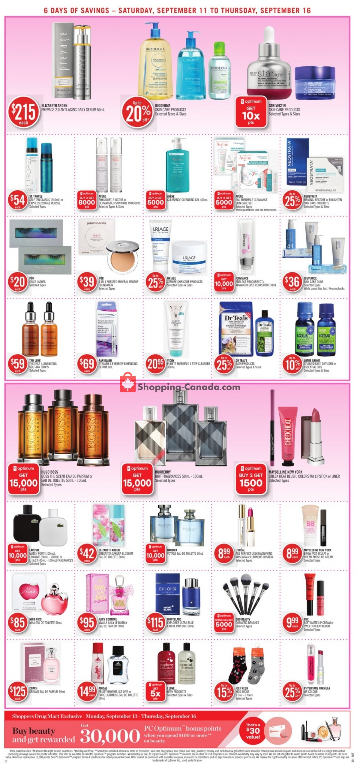 Shoppers Drug Mart flyer from Saturday September 11, 2021 to Thursday September 16, 2021 - page 16