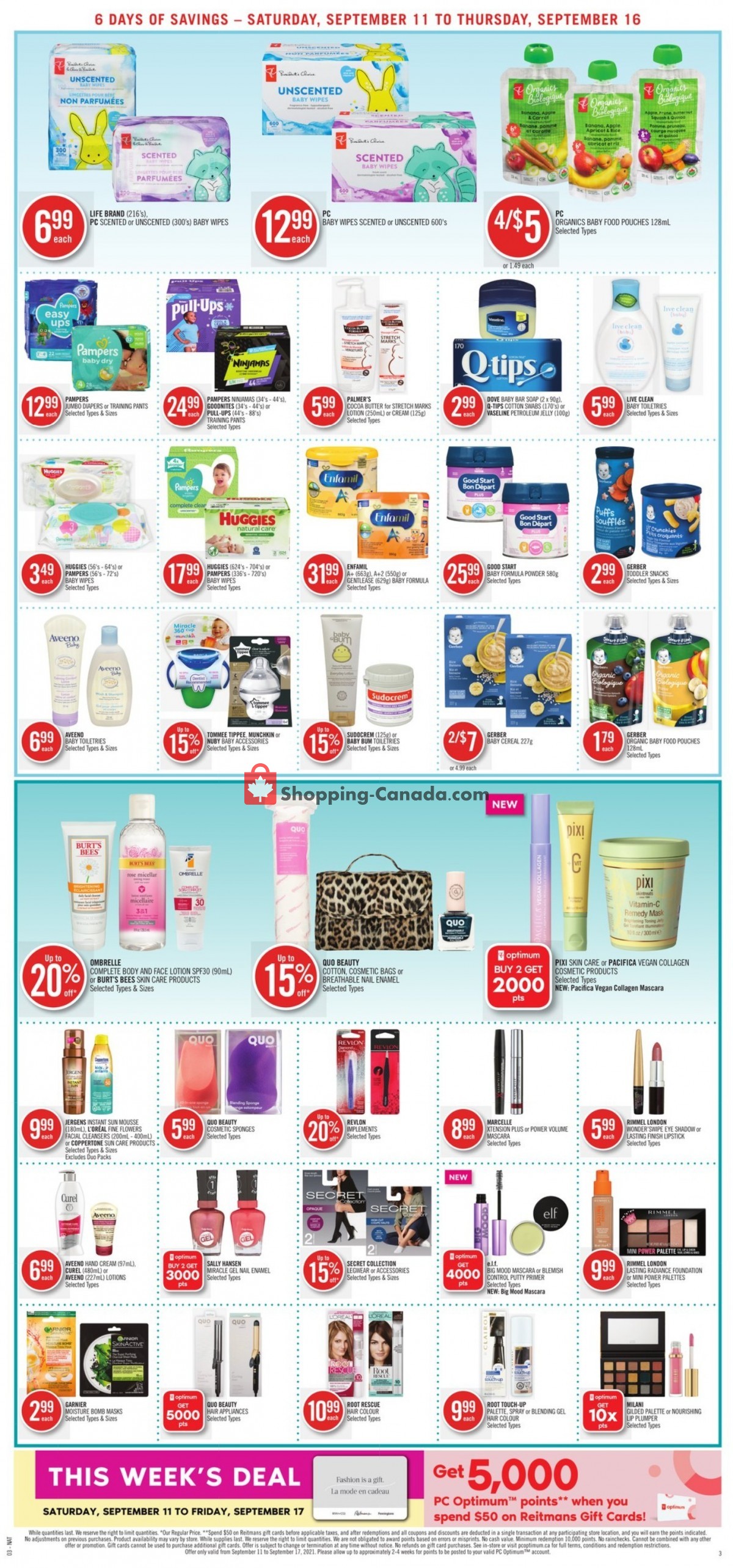 Shoppers Drug Mart flyer from Saturday September 11, 2021 to Thursday September 16, 2021 - page 5