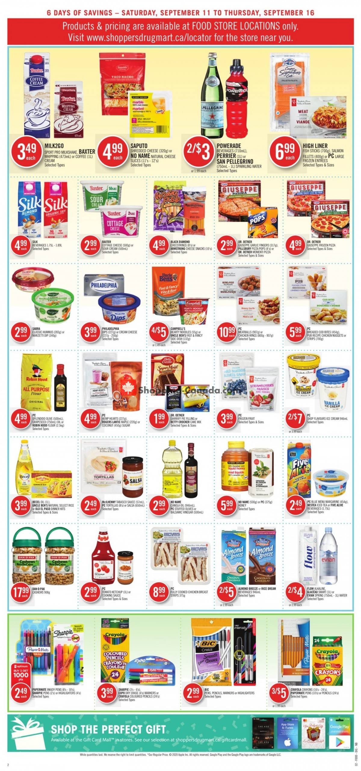 Shoppers Drug Mart flyer from Saturday September 11, 2021 to Thursday September 16, 2021 - page 9