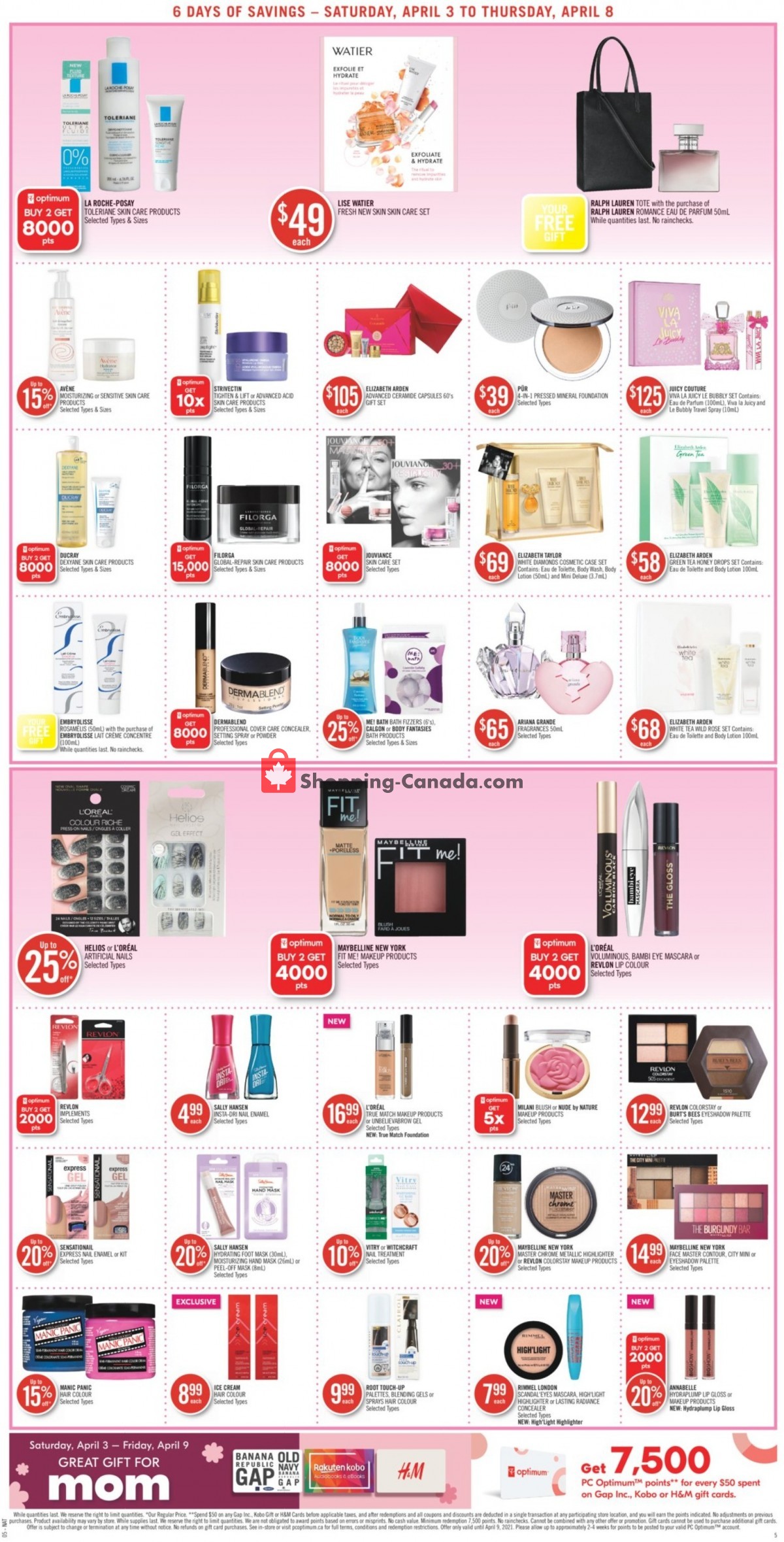 Shoppers Drug Mart flyer from Saturday April 3, 2021 to Thursday April 8, 2021 - page 12