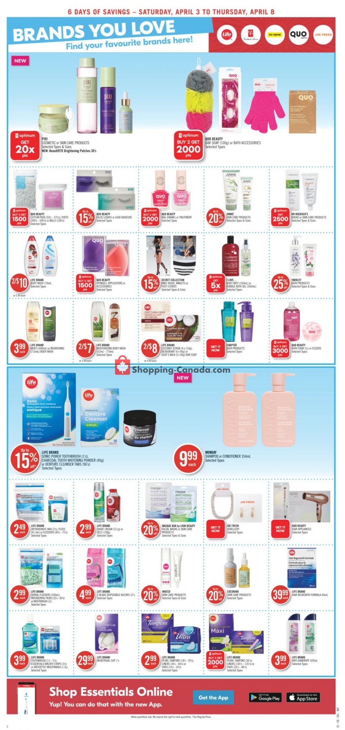 Shoppers Drug Mart flyer from Saturday April 3, 2021 to Thursday April 8, 2021 - page 14