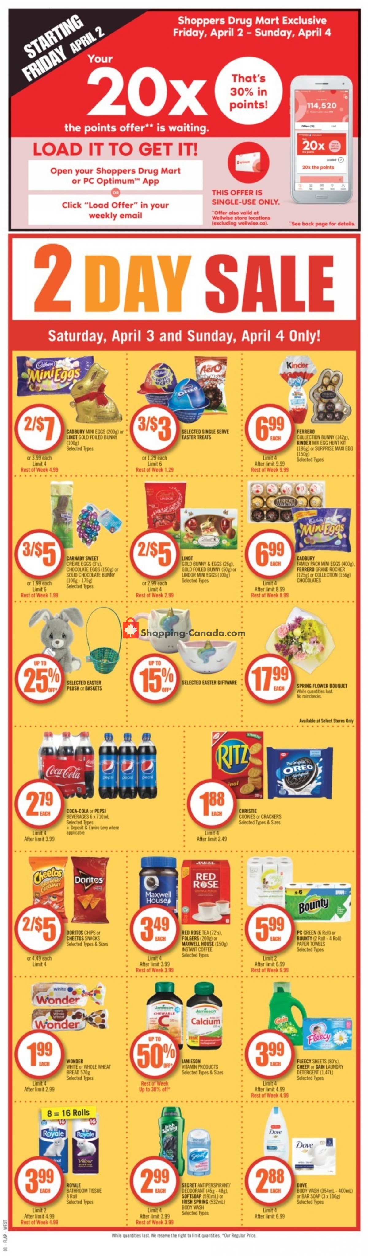 Shoppers Drug Mart flyer from Saturday April 3, 2021 to Thursday April 8, 2021 - page 2