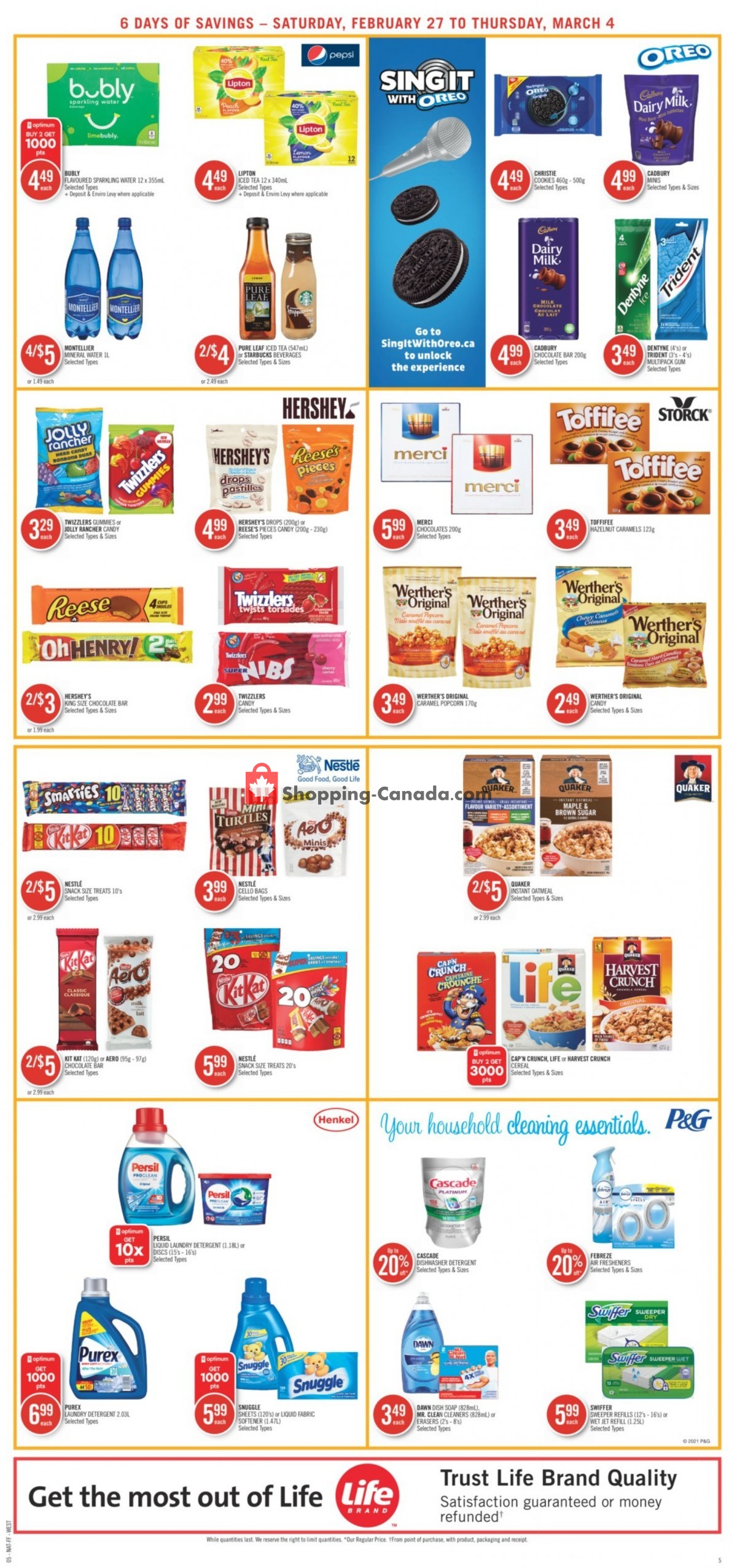 Shoppers Drug Mart flyer from Saturday February 27, 2021 to Thursday March 4, 2021 - page 12