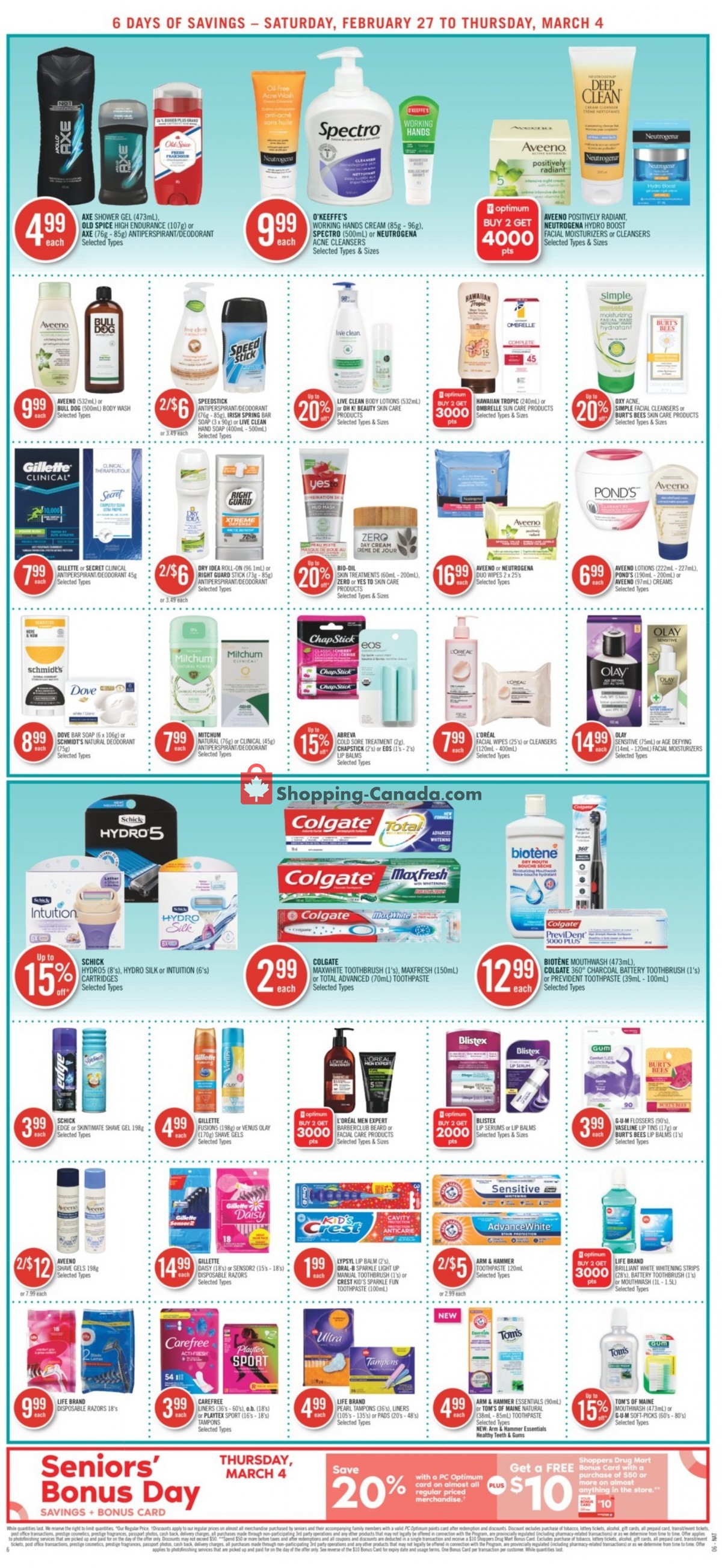 Shoppers Drug Mart flyer from Saturday February 27, 2021 to Thursday March 4, 2021 - page 14