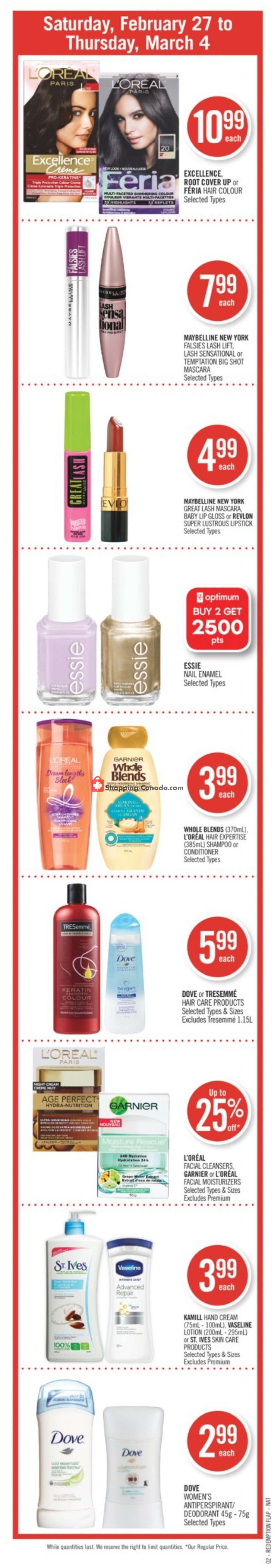 Shoppers Drug Mart flyer from Saturday February 27, 2021 to Thursday March 4, 2021 - page 3