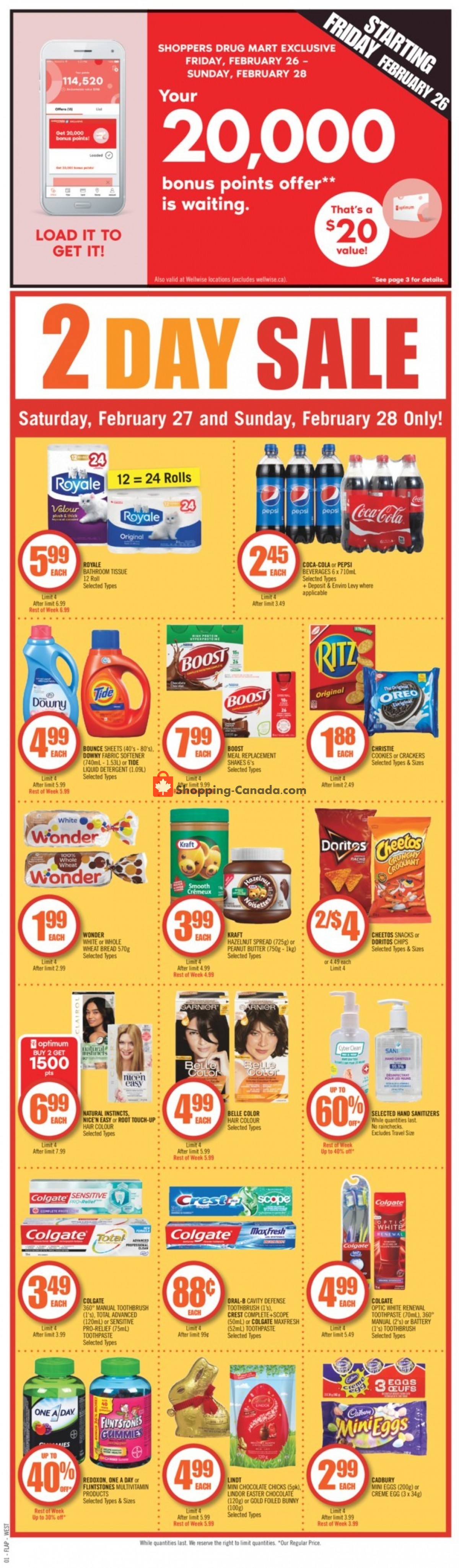 Shoppers Drug Mart flyer from Saturday February 27, 2021 to Thursday March 4, 2021 - page 4