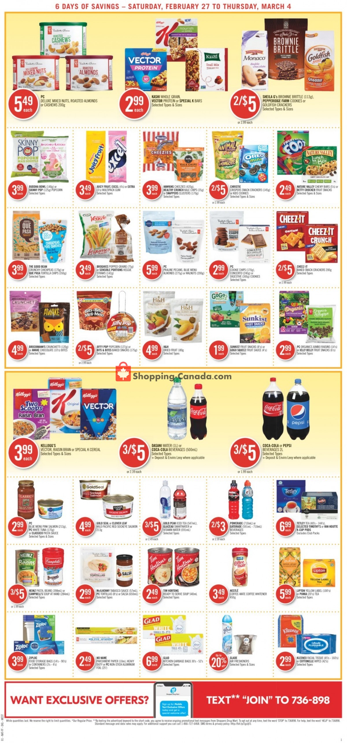 Shoppers Drug Mart flyer from Saturday February 27, 2021 to Thursday March 4, 2021 - page 9