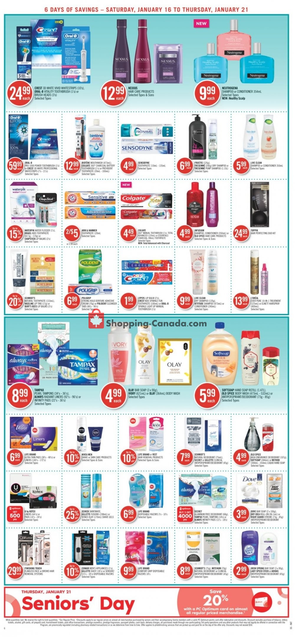 Shoppers Drug Mart flyer from Saturday January 16, 2021 to Thursday January 21, 2021 - page 15
