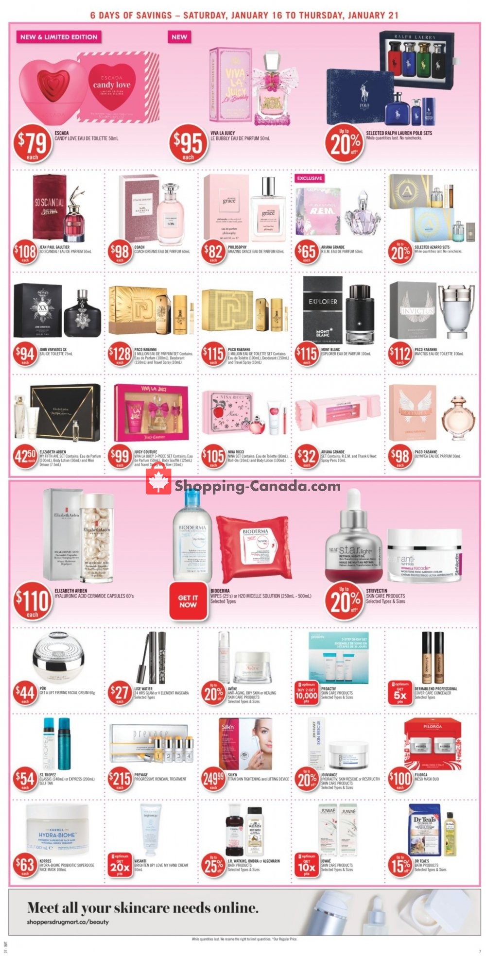 Shoppers Drug Mart flyer from Saturday January 16, 2021 to Thursday January 21, 2021 - page 16