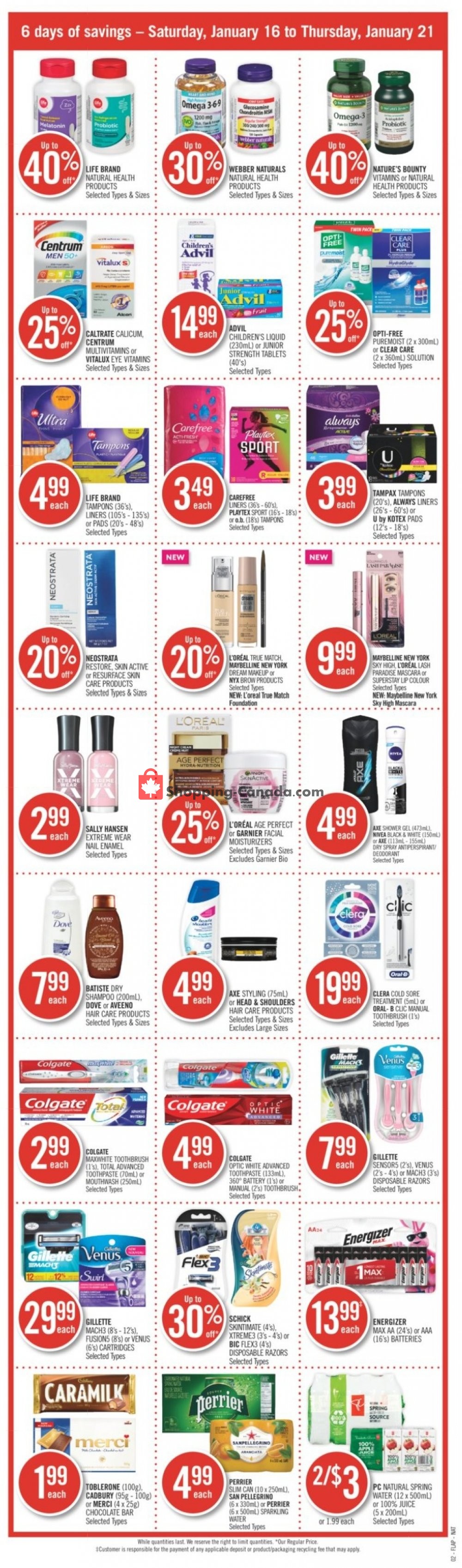 Shoppers Drug Mart flyer from Saturday January 16, 2021 to Thursday January 21, 2021 - page 3