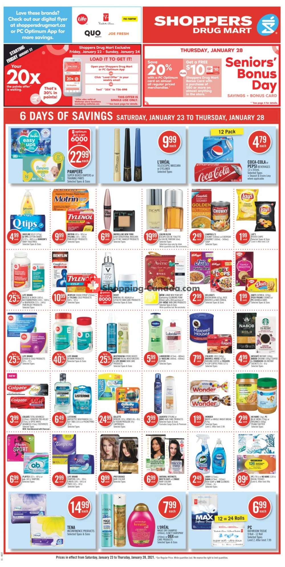 Shoppers Drug Mart flyer from Saturday January 23, 2021 to Thursday January 28, 2021 - page 10