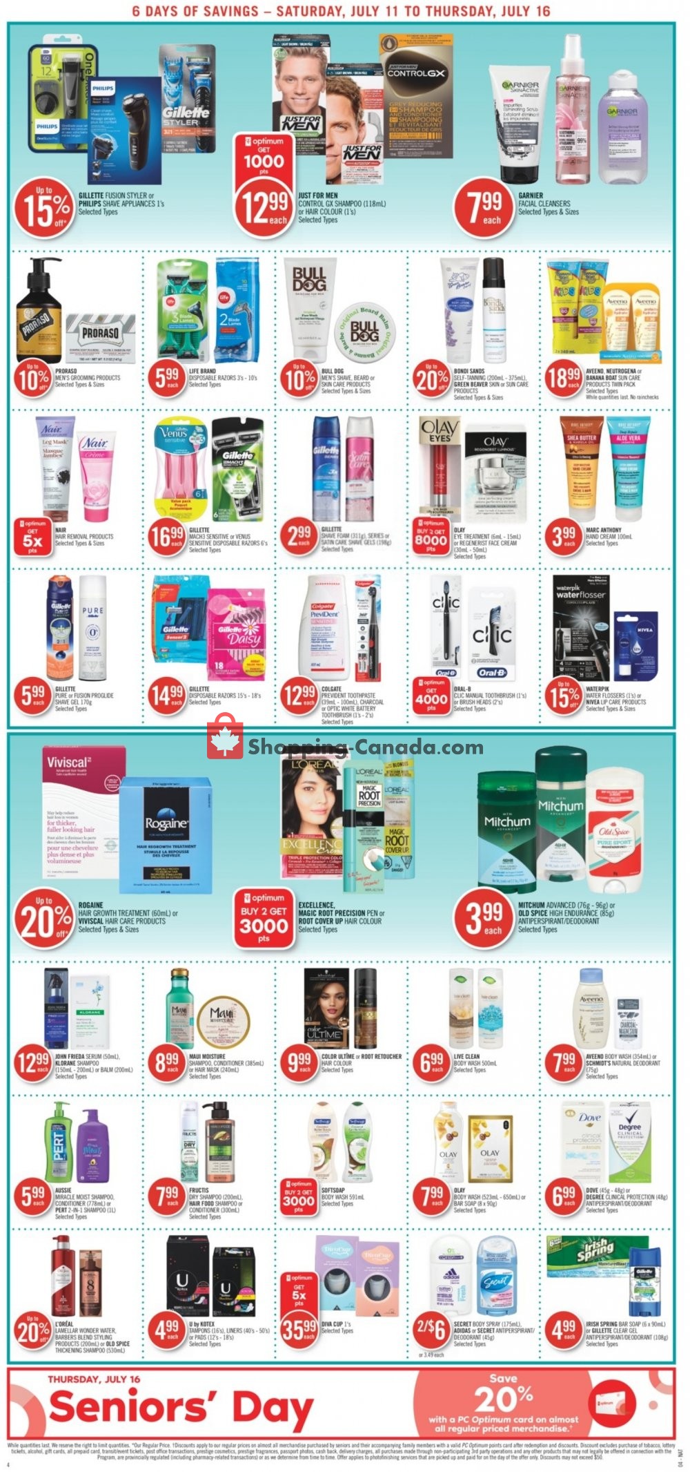 Shoppers Drug Mart flyer from Saturday July 11, 2020 to Thursday July 16, 2020 - page 11