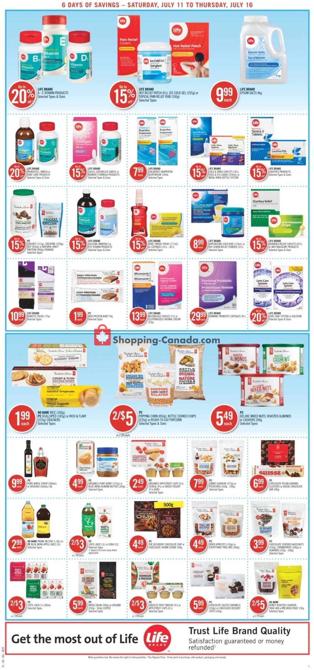 Shoppers Drug Mart flyer from Saturday July 11, 2020 to Thursday July 16, 2020 - page 7