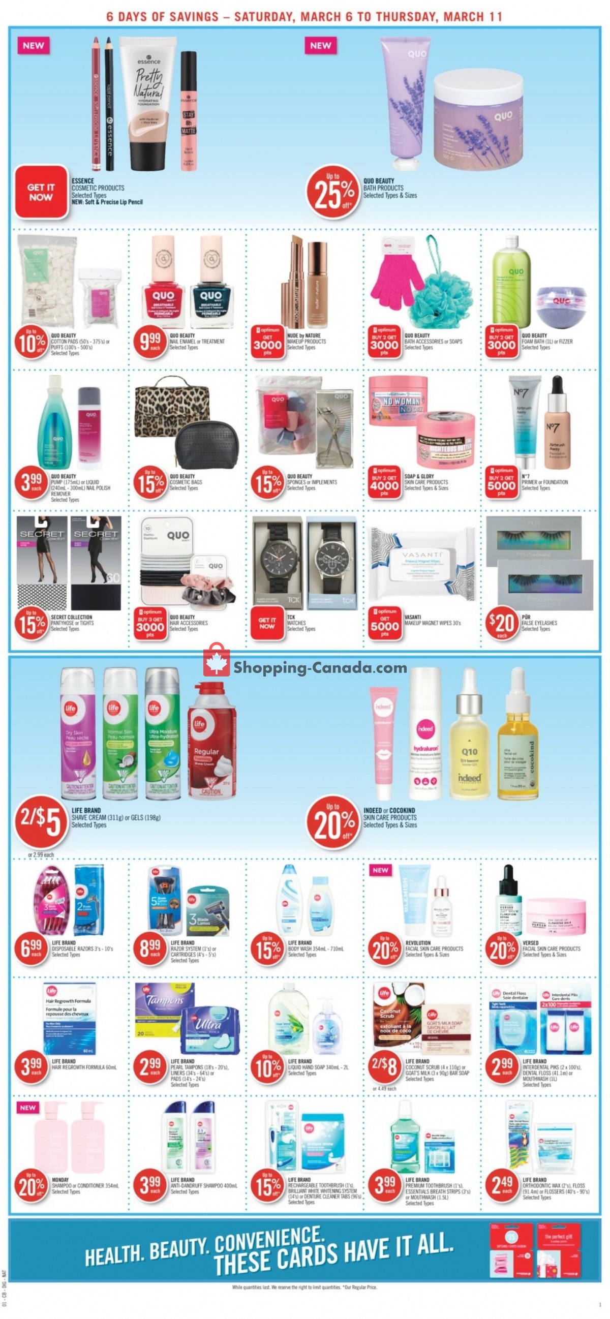 Shoppers Drug Mart flyer from Saturday March 6, 2021 to Thursday March 11, 2021 - page 13
