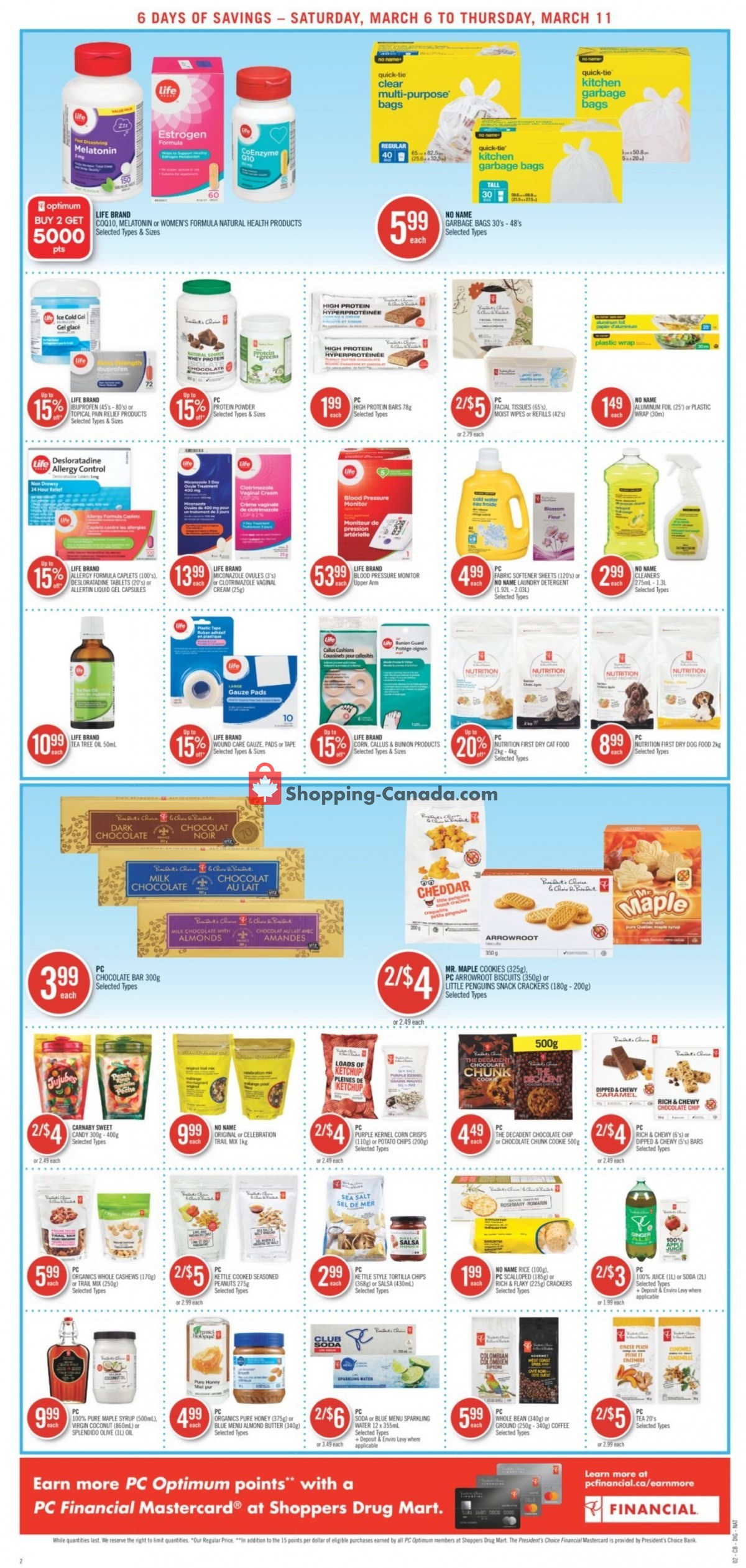 Shoppers Drug Mart flyer from Saturday March 6, 2021 to Thursday March 11, 2021 - page 14