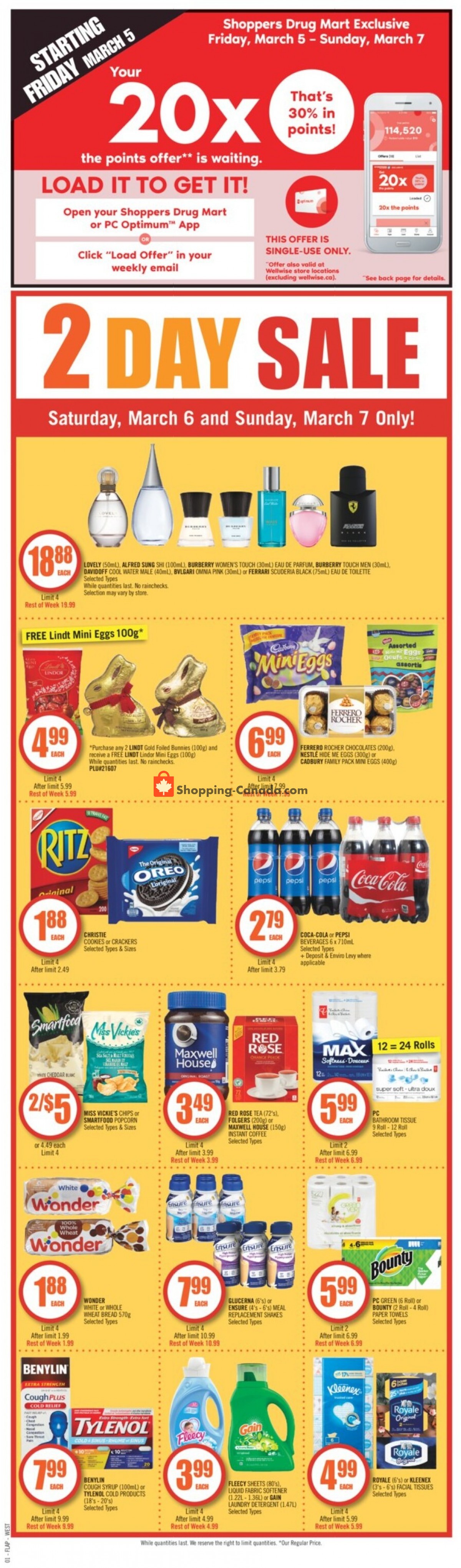 Shoppers Drug Mart flyer from Saturday March 6, 2021 to Thursday March 11, 2021 - page 3