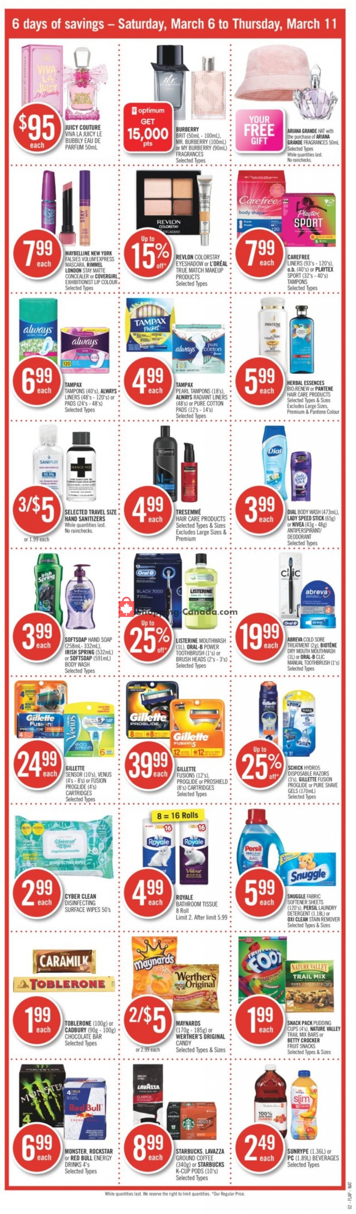 Shoppers Drug Mart flyer from Saturday March 6, 2021 to Thursday March 11, 2021 - page 4