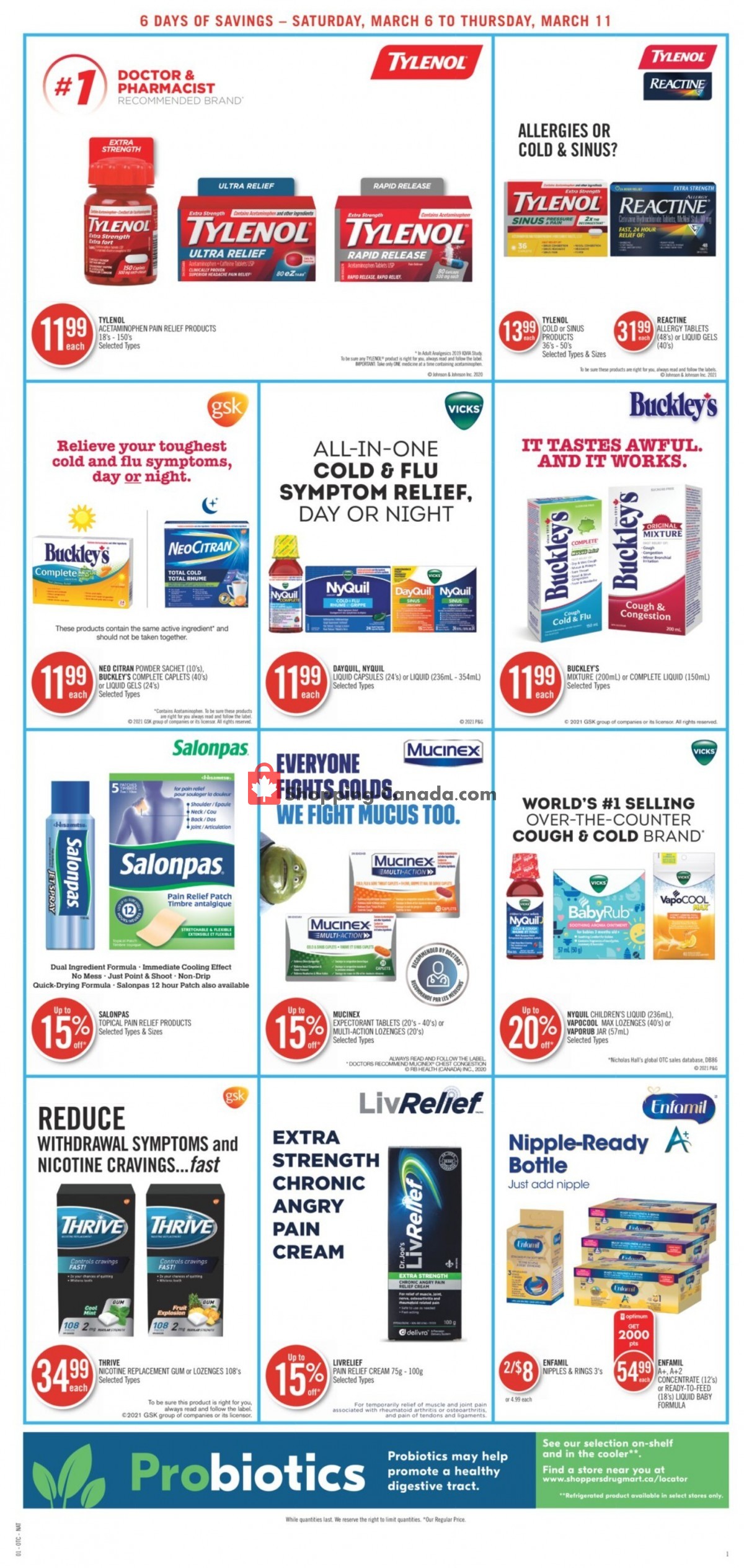 Shoppers Drug Mart flyer from Saturday March 6, 2021 to Thursday March 11, 2021 - page 8