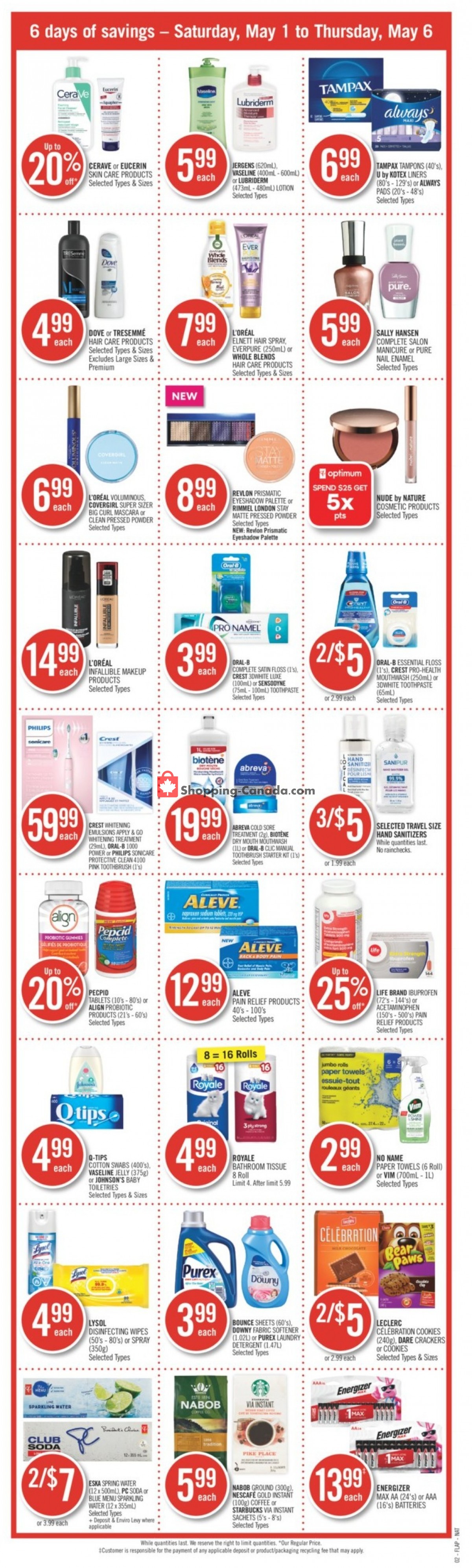 Shoppers Drug Mart flyer from Saturday May 1, 2021 to Thursday May 6, 2021 - page 3