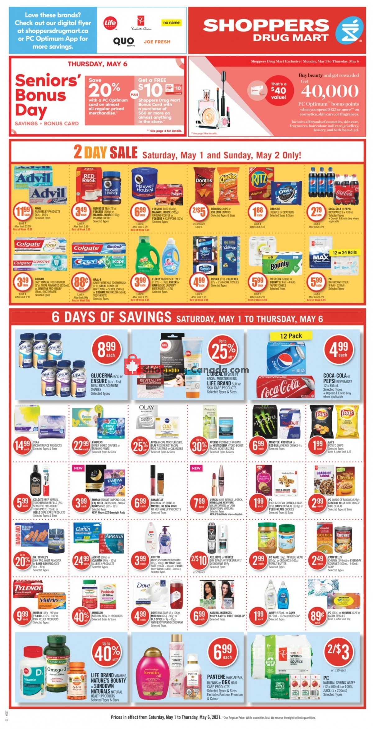 Shoppers Drug Mart flyer from Saturday May 1, 2021 to Thursday May 6, 2021 - page 4